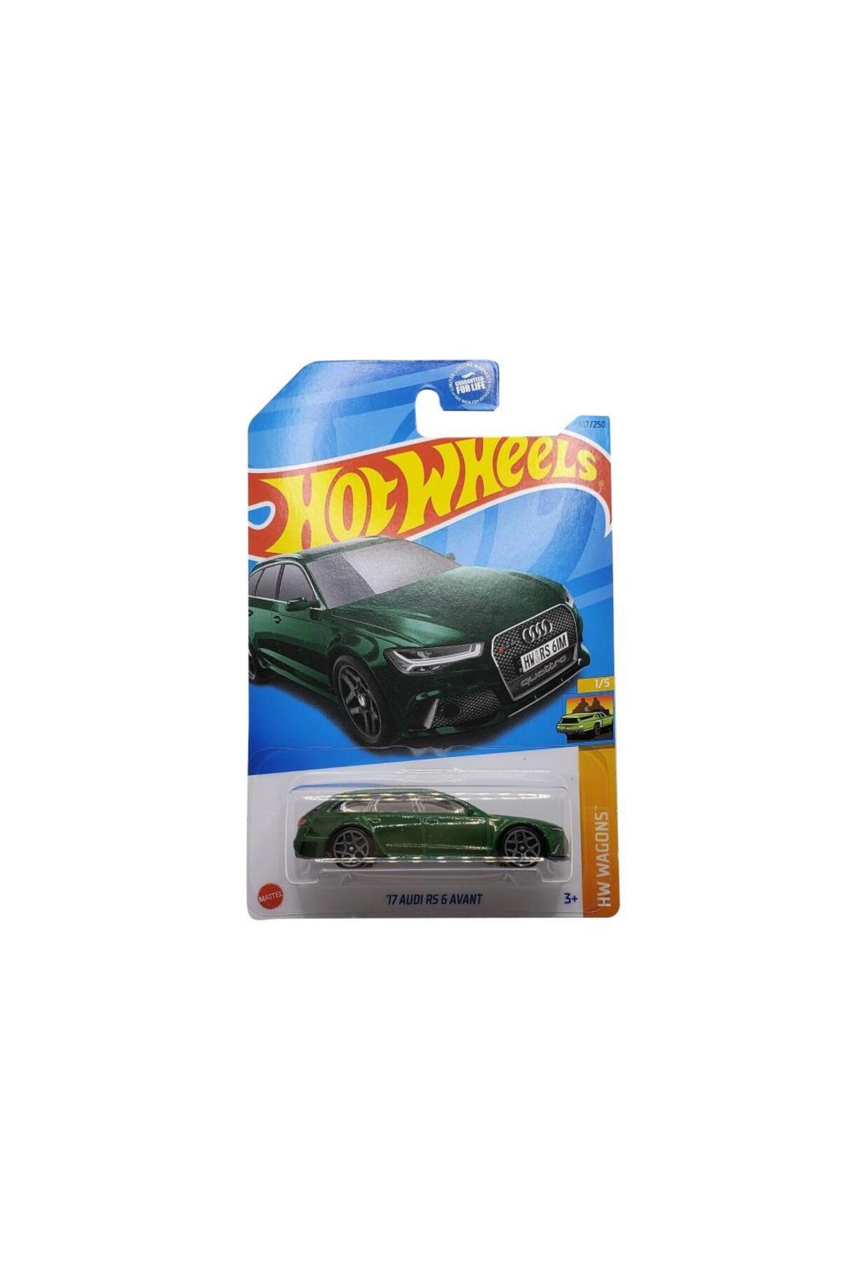 مدل خودرو ماشین های کلکسیونی تکی '17 AUDI RS 6 AVANT HKH69 اورجینال HOT WHEELS