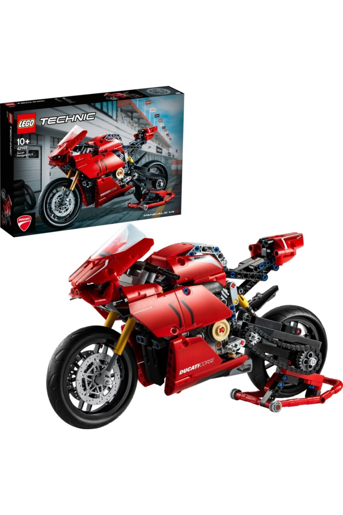 لگو و اسباب بازی های ساخت محور موتور سیکلت DUCATI PANIGALE V4 R 646 قطعه از ترکیه LEGO