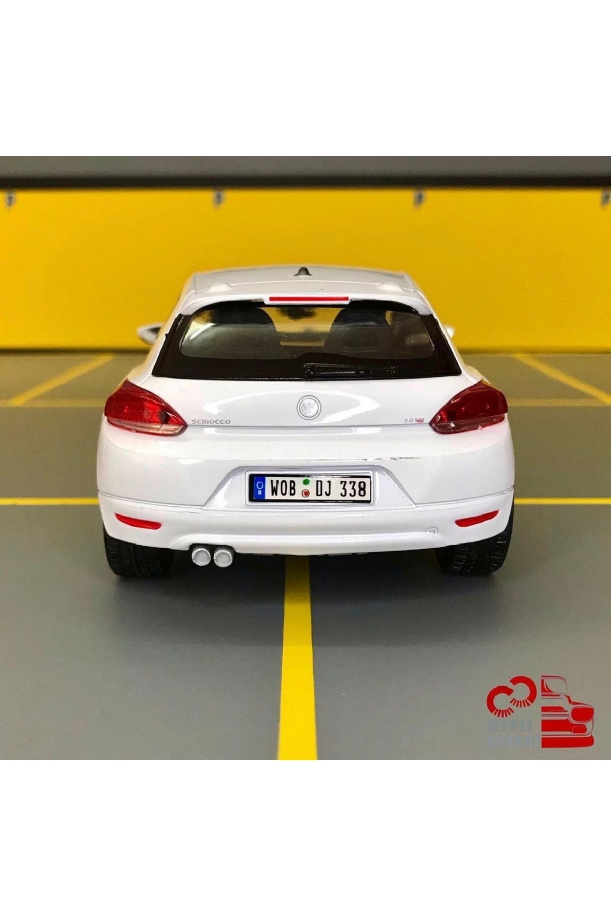 مدل خودرو VOLKSWAGEN SCIROCCO 1 24 SCALE C&amp;C MODEL GARAGE DIECAST METAL اورجینال WELLY