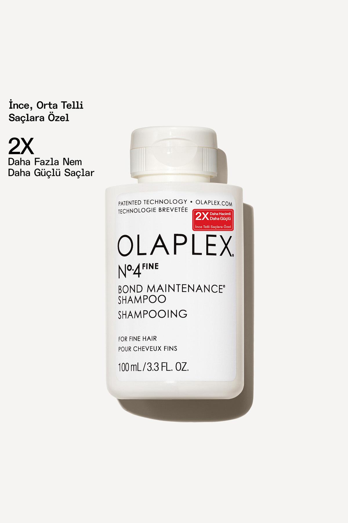 شامپو نگهدارنده FINE BOND NO.4 مراقبتی تقویت کننده باند برای موهای نازک 100 میل Olaplex