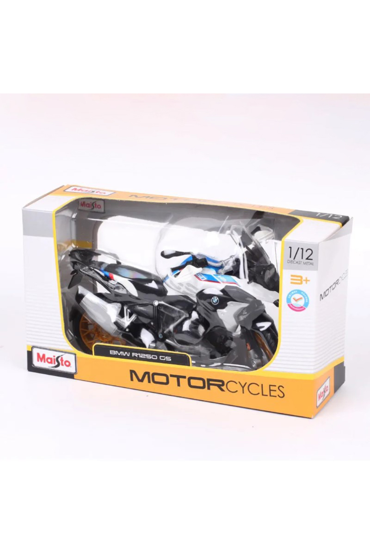 مدل خودرو موتورسیکلت BMW R1250 GS 1:12 اورجینال Maisto