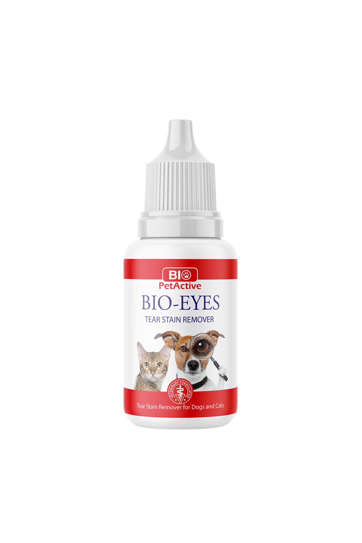 محلول پاک‌کننده لکه اشک و ترشحات چشم سگ پت اکتیو Pet Active، ۵۰ میلی‌لیتر