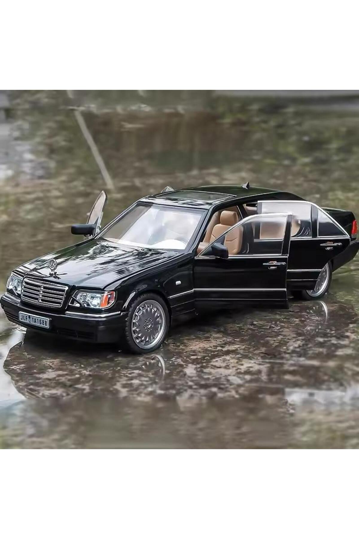 مدل خودرو مرسدس بنز S320L BLACK DIECAST ماشین W140 320SEL EXECUTIVE CAR از ترکیه scntoys
