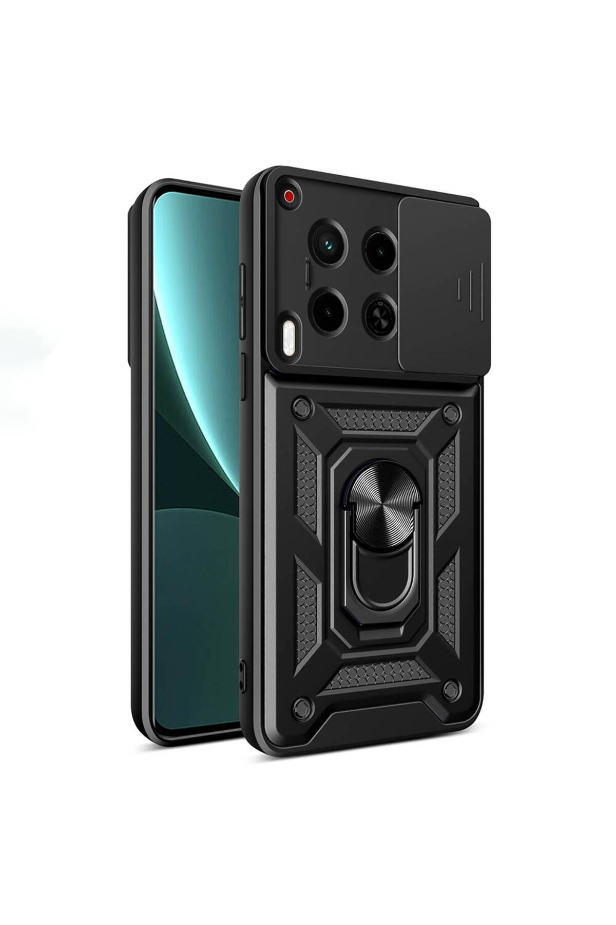 کاور و قاب پوشش محافظ تانک زرهی حلقه کشویی دوربین TECNO CAMON 30 فیبکس Fibaks
