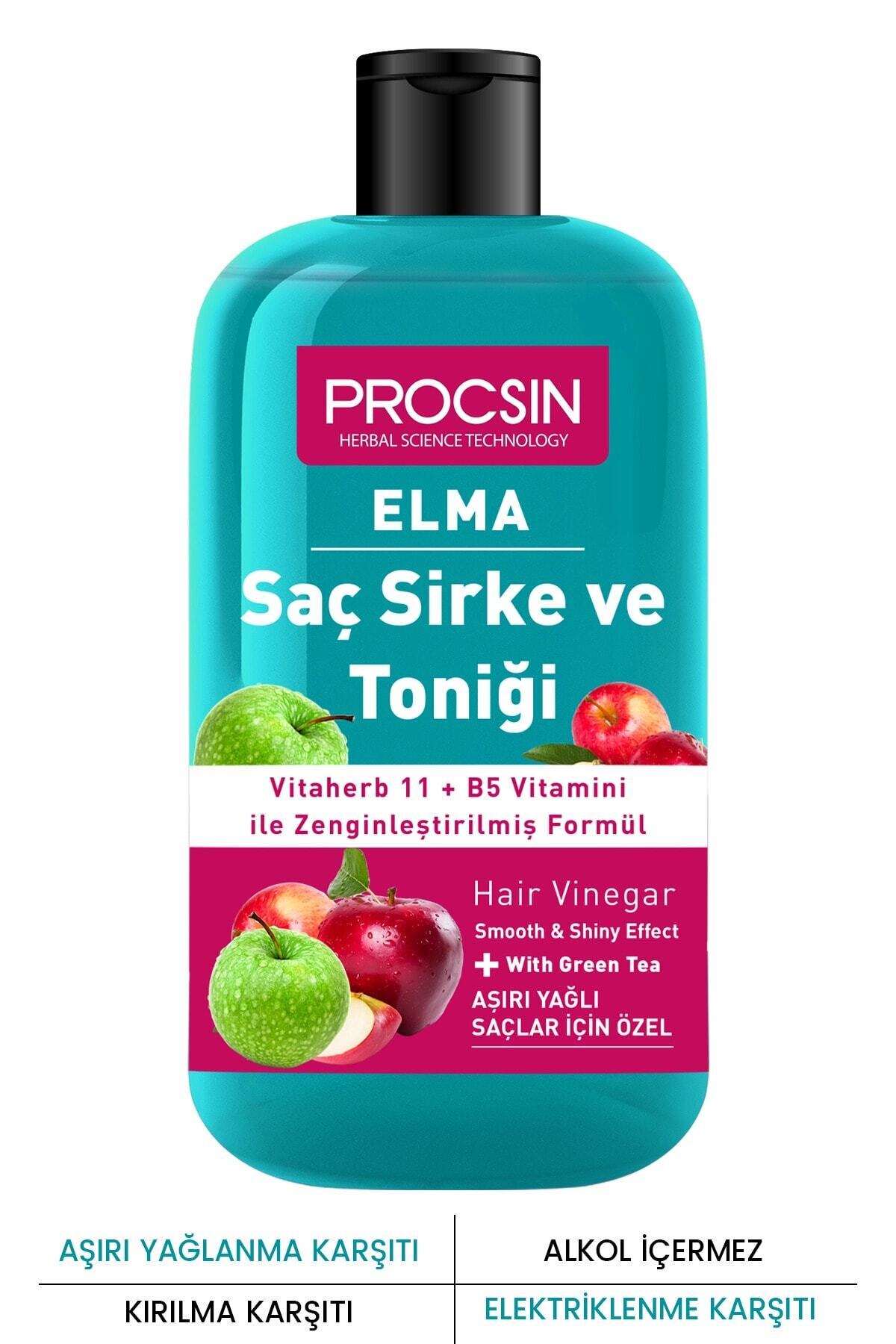 سرشار از انرژی سیب سرکه موی و تونیک 250 میلی لیتر پروکسین PROCSIN