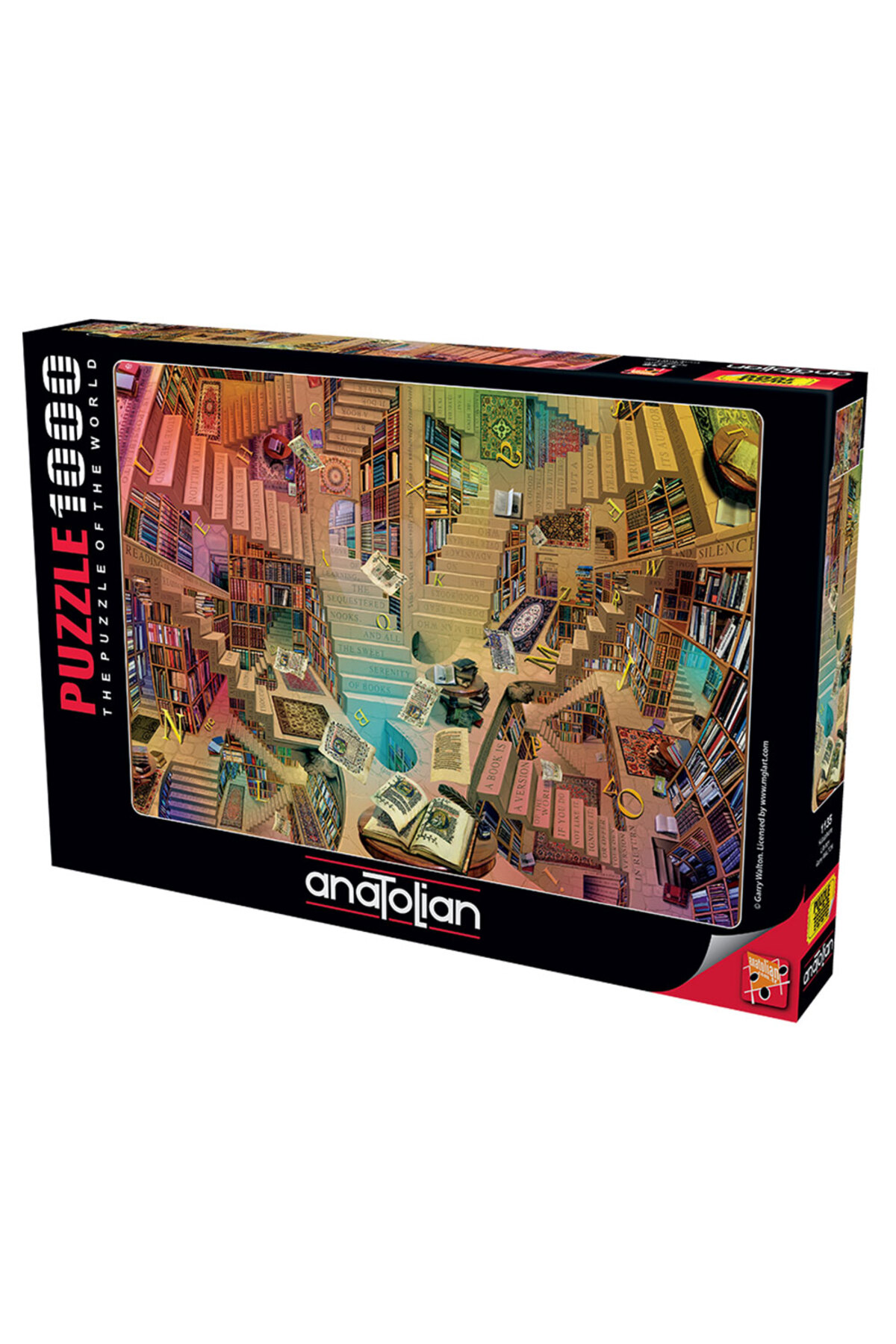 پازل 1000 قطعه کتابخانه 1135 اورجینال Anatolian Puzzle