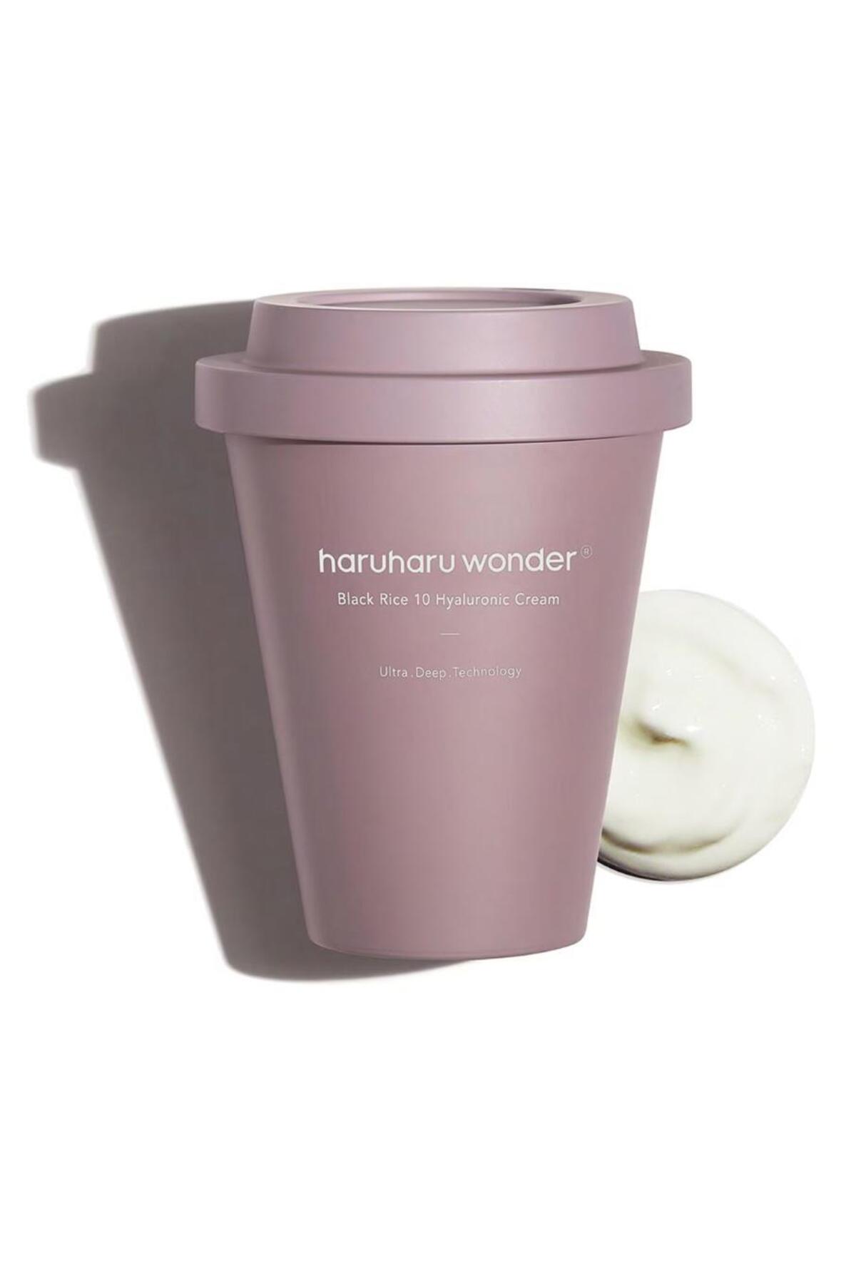 کرم صورت برنج سیاه 10 هیالورونیک 90ML HaruHaru