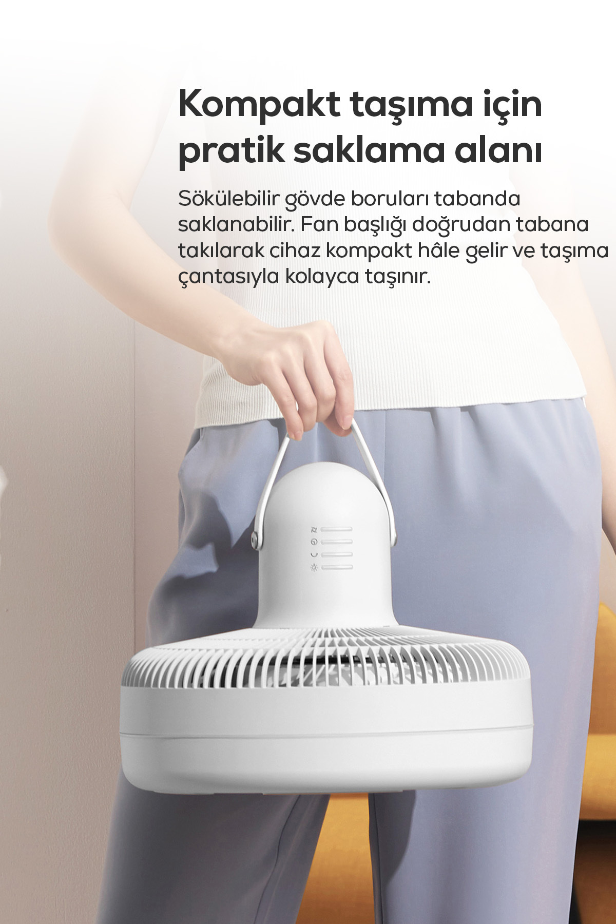 پنکه ایستاده قابل‌حمل زنون اسمارت Xenon Smart مدل X7435 سفید