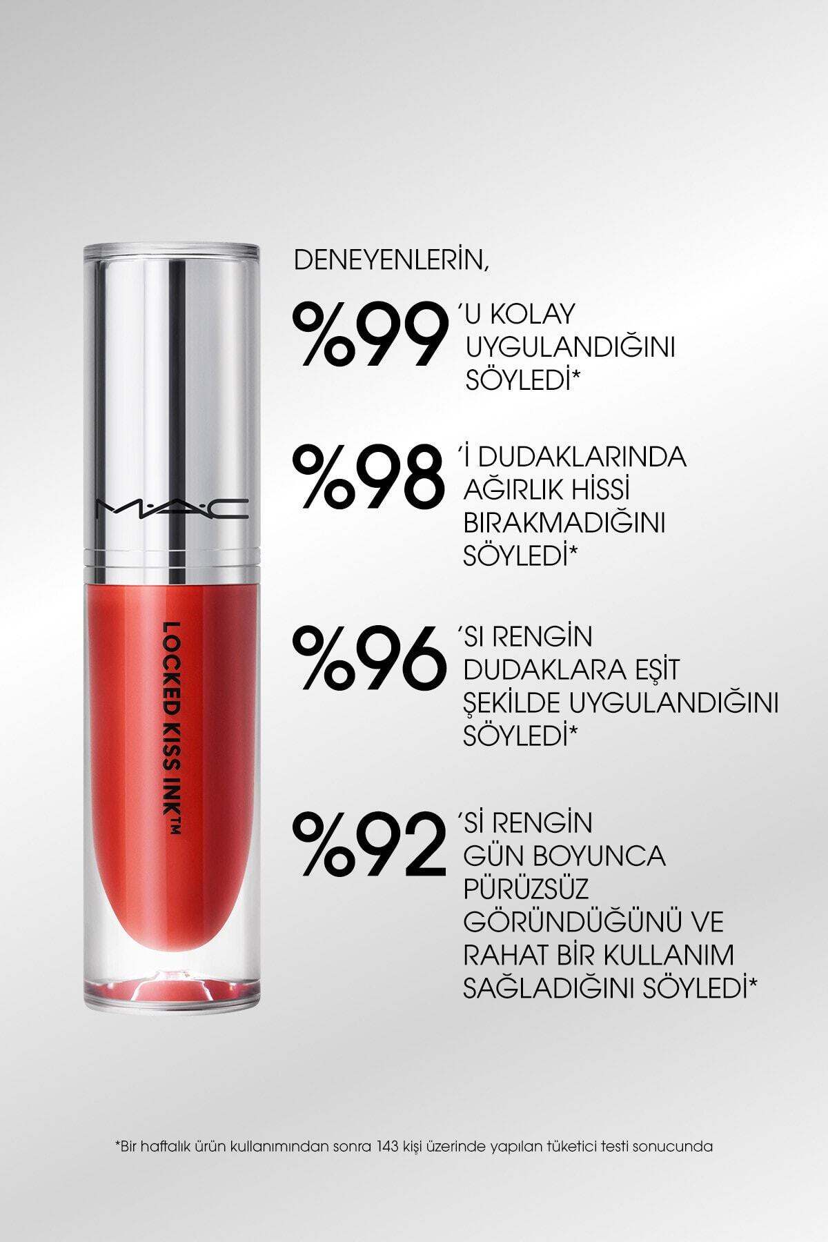 Mac مایع مات رژ لب مختومه بوسه 24 ساعته رنگ دویین حجم 4 میلی لیتر