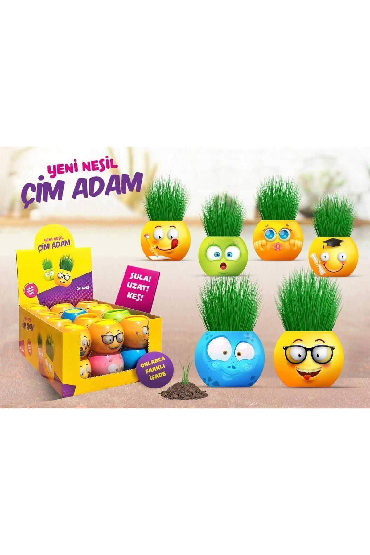 فیگور EMOJI TOYS 24 تکه محصول دارای مجوز اصلی GRASS MAN از ترکیه Egk Çarşı