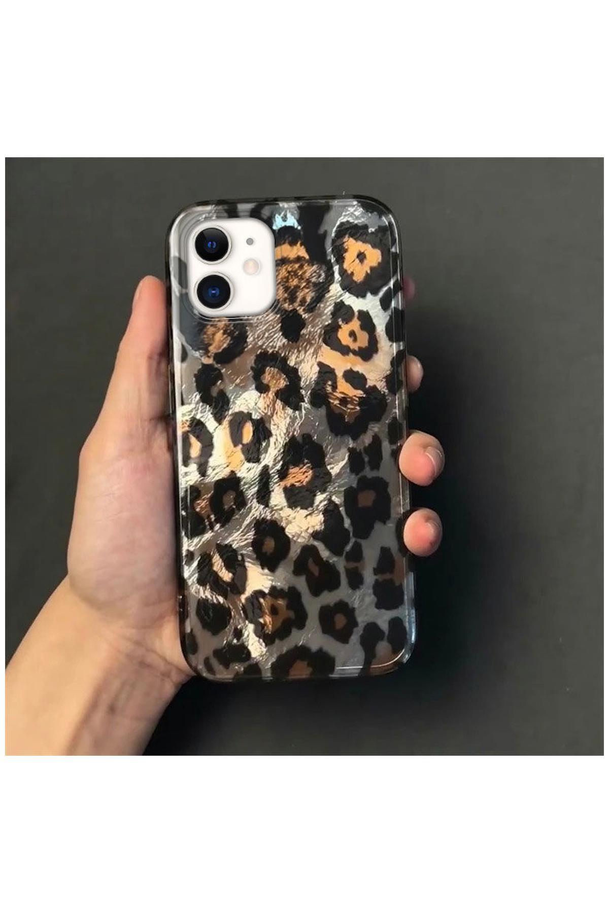 کاور و قاب سیلیکونی مشکی ZEBANA LUXE LEOPARD CASE سازگار با آیفون 11 اپل اورجینال Zebana