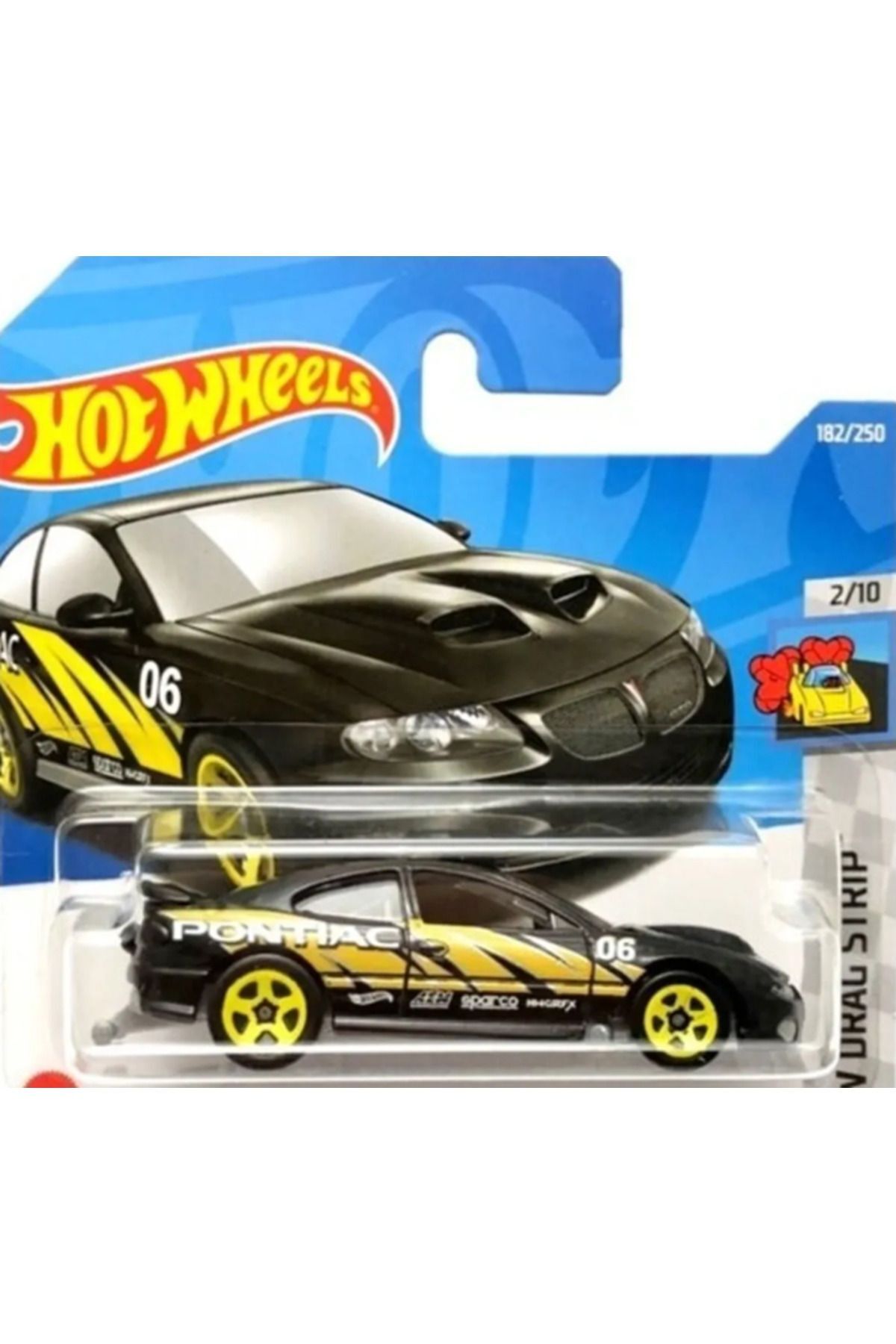 ماشین اسباب بازی 06 PONTIAC GTO HOT WHEELS DRAG STRIP COLLECTION کمیاب فلزی از ترکیه HOT WHEELS