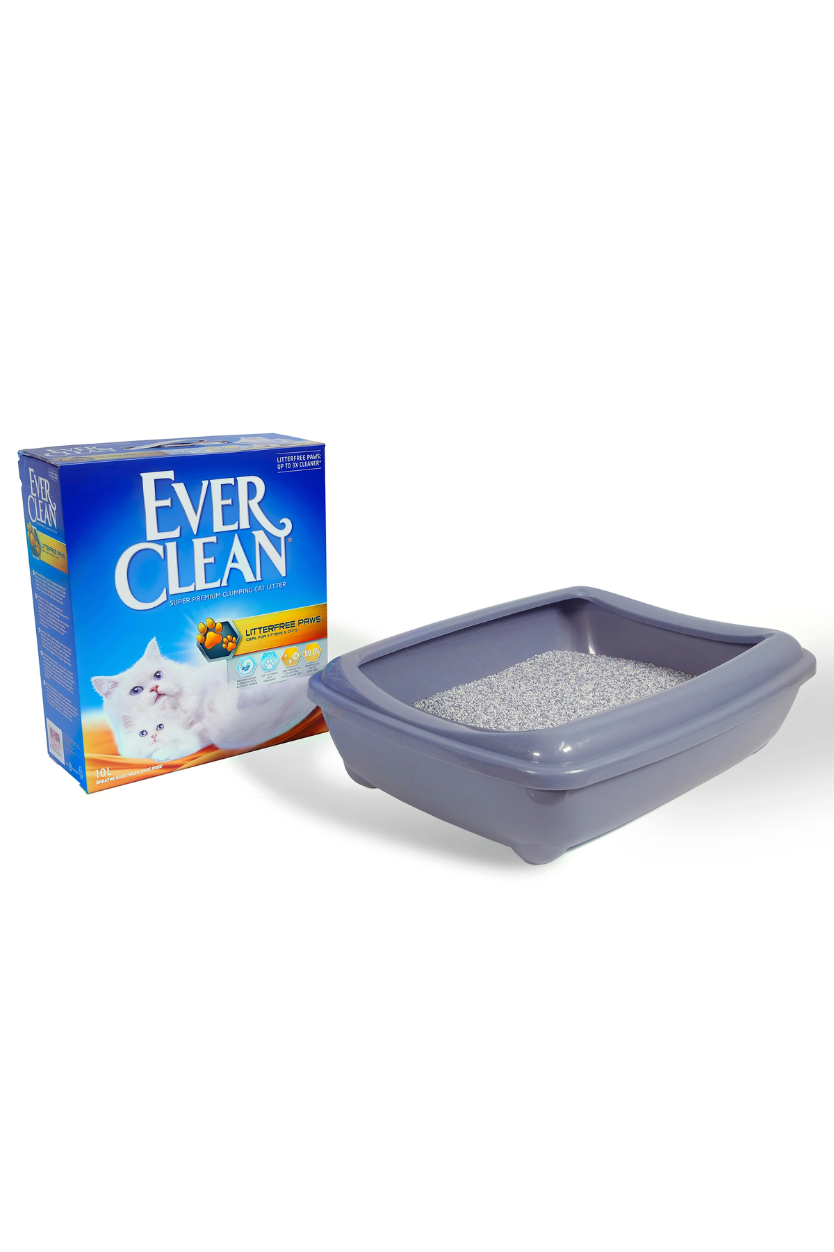 خاک گربه Litterfree Paws اورکلین Ever Clean، ۱۰ لیتر × ۲ بسته