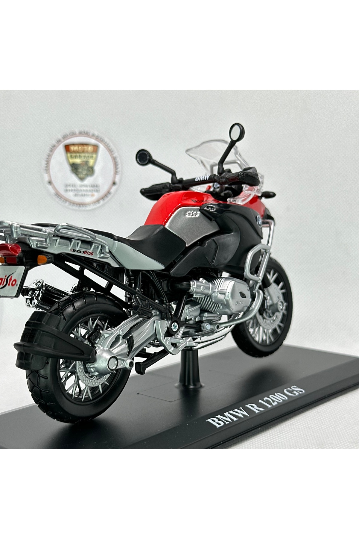 مدل خودرو موتورسیکلت BMW R1200 GS 1:12 DIECAST MODEL – فلزی اورجینال Maisto Diecast