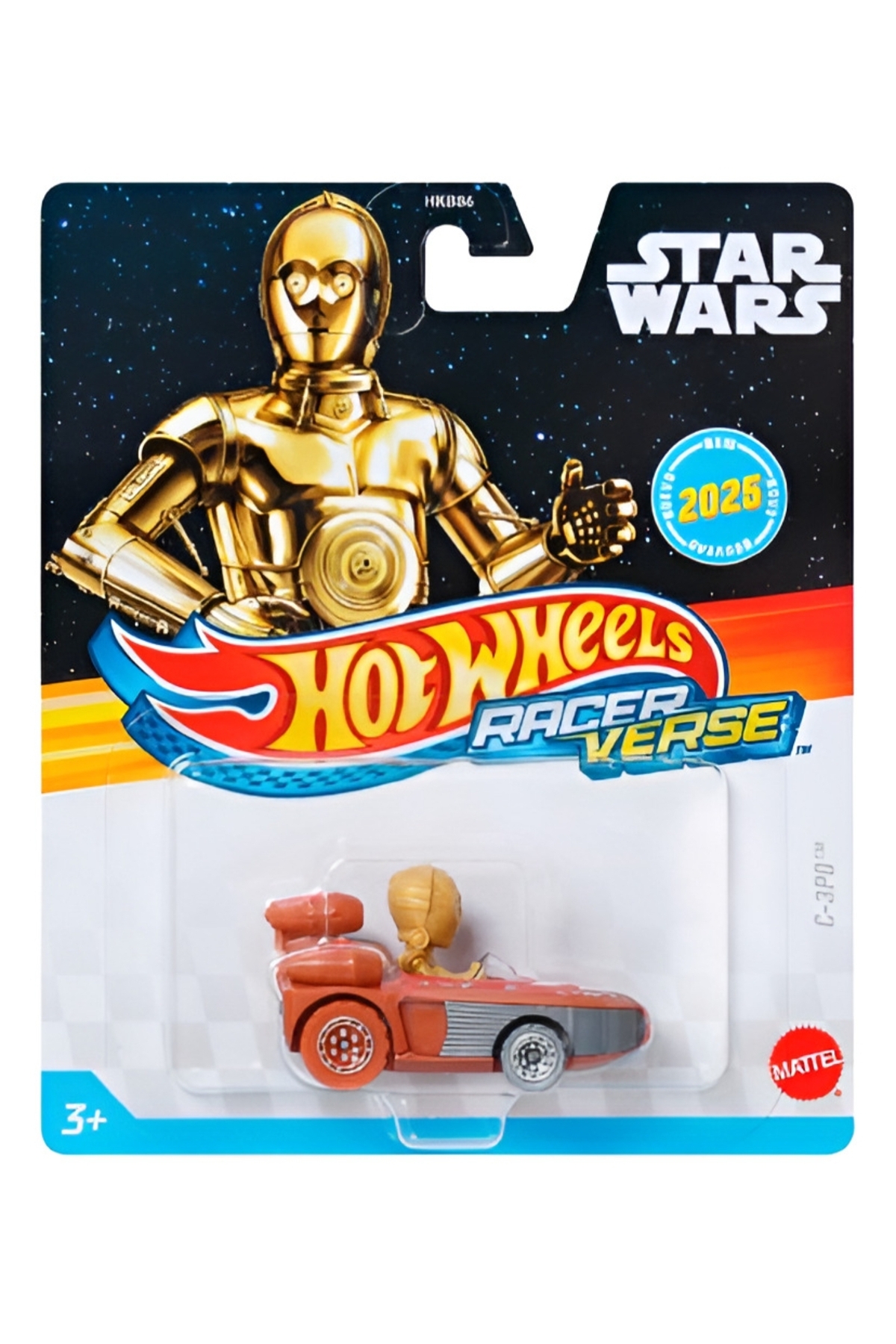ماشین اسباب بازی RACER VERSE C 3PO HKB86 JBK31 از ترکیه HOT WHEELS