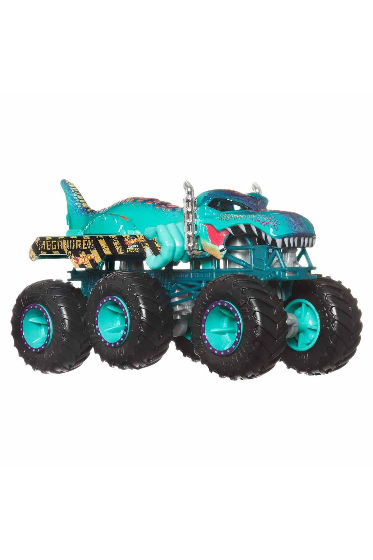 ماشین اسباب بازی 1:64 چرخ های هیولا کامیون MEGA WREX HWN87 هات ویلز اورجینال HOT WHEELS