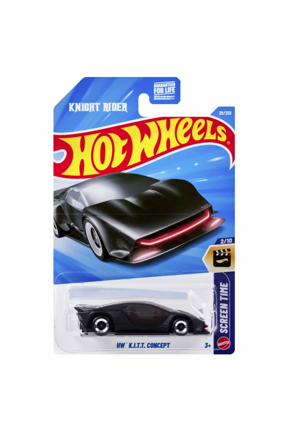 ماشین اسباب بازی KNIGHT RIDER K.I.T.T. مفهومی – BLACK DIECAST MODEL CAR 28 250 2026 HOT WHEELS