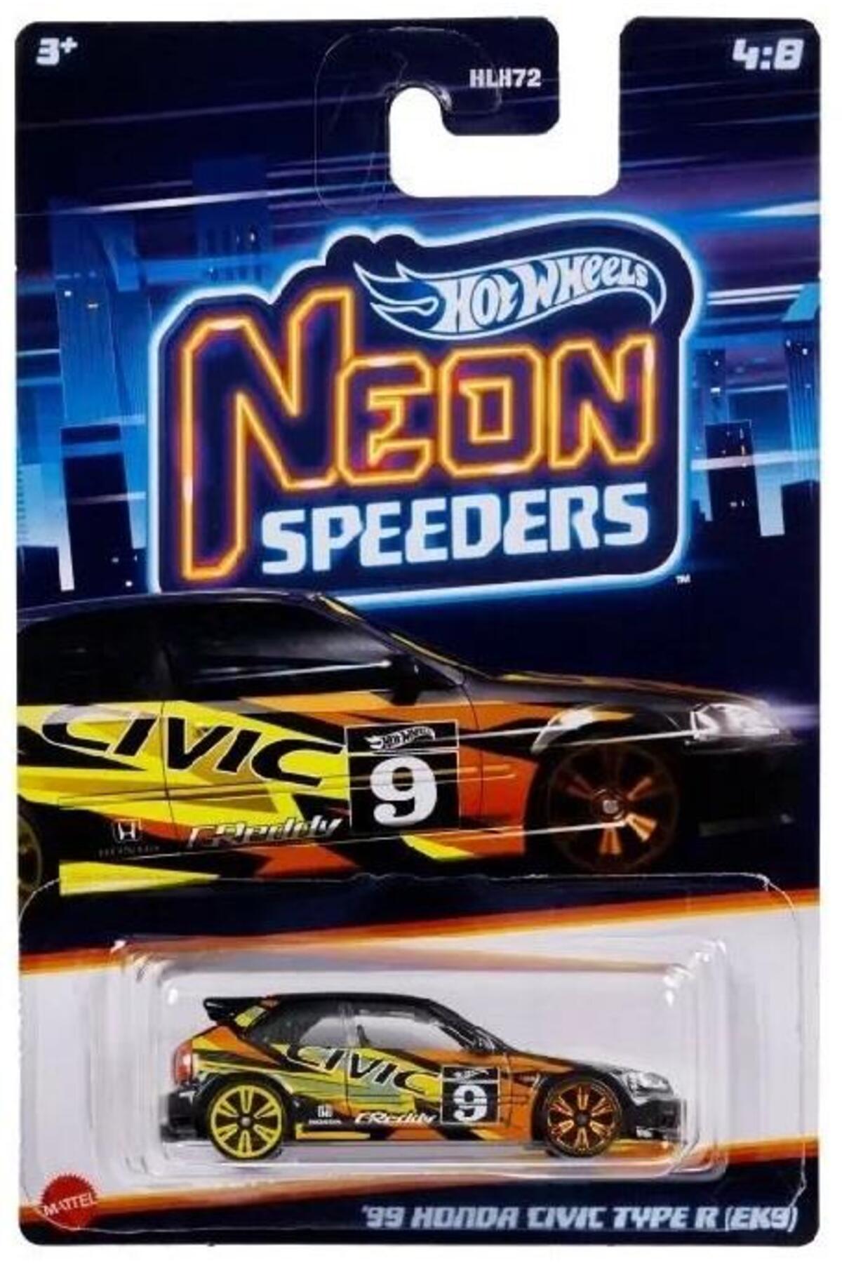 مدل خودرو نئون اسپیدرز '99 هوندا سیویک تایپ R EK9 از ترکیه HOT WHEELS