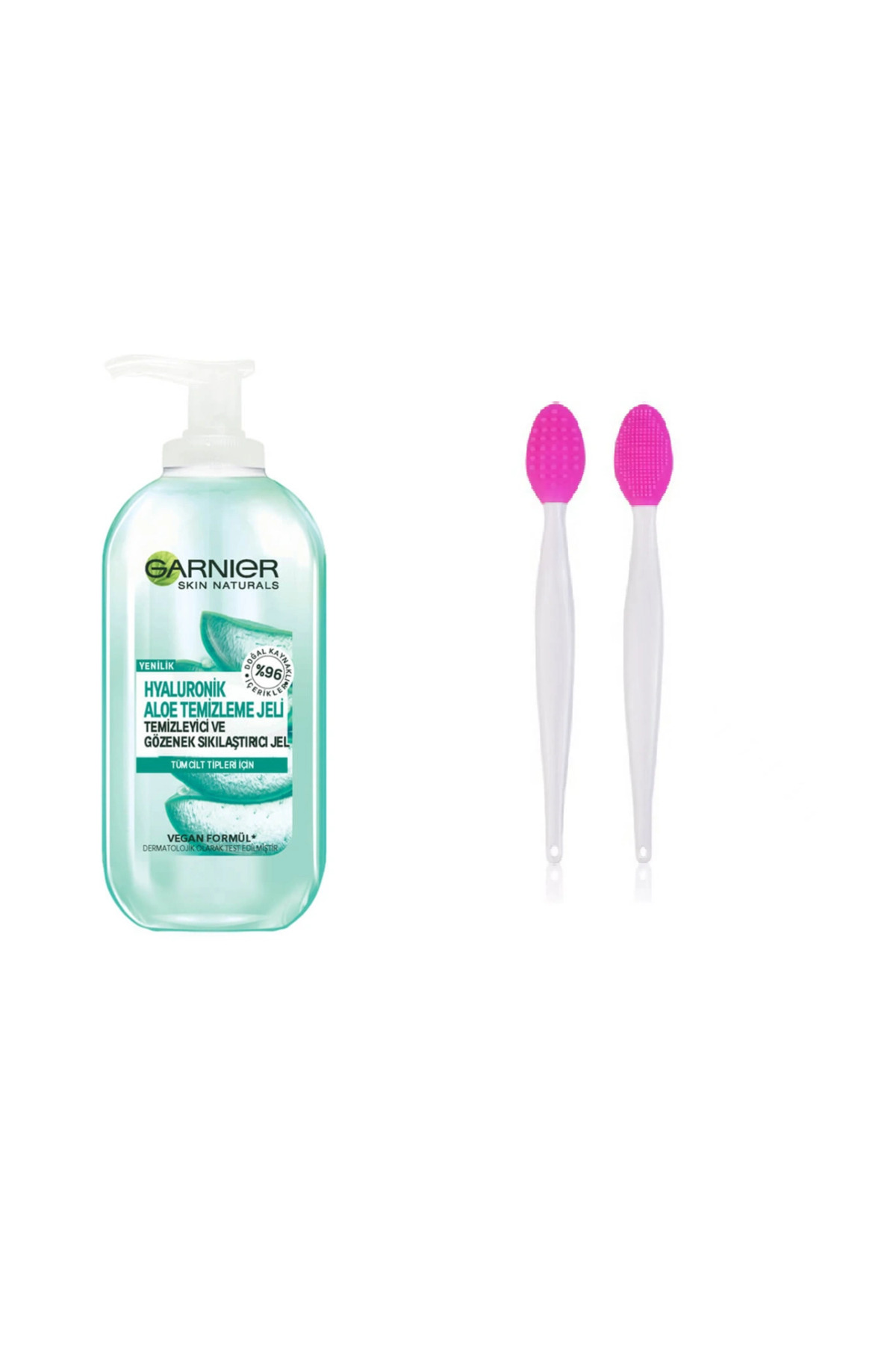پاک کننده صورت ژل تمیز آلوئه هیالورونیک 200 میل و جوش Garnier