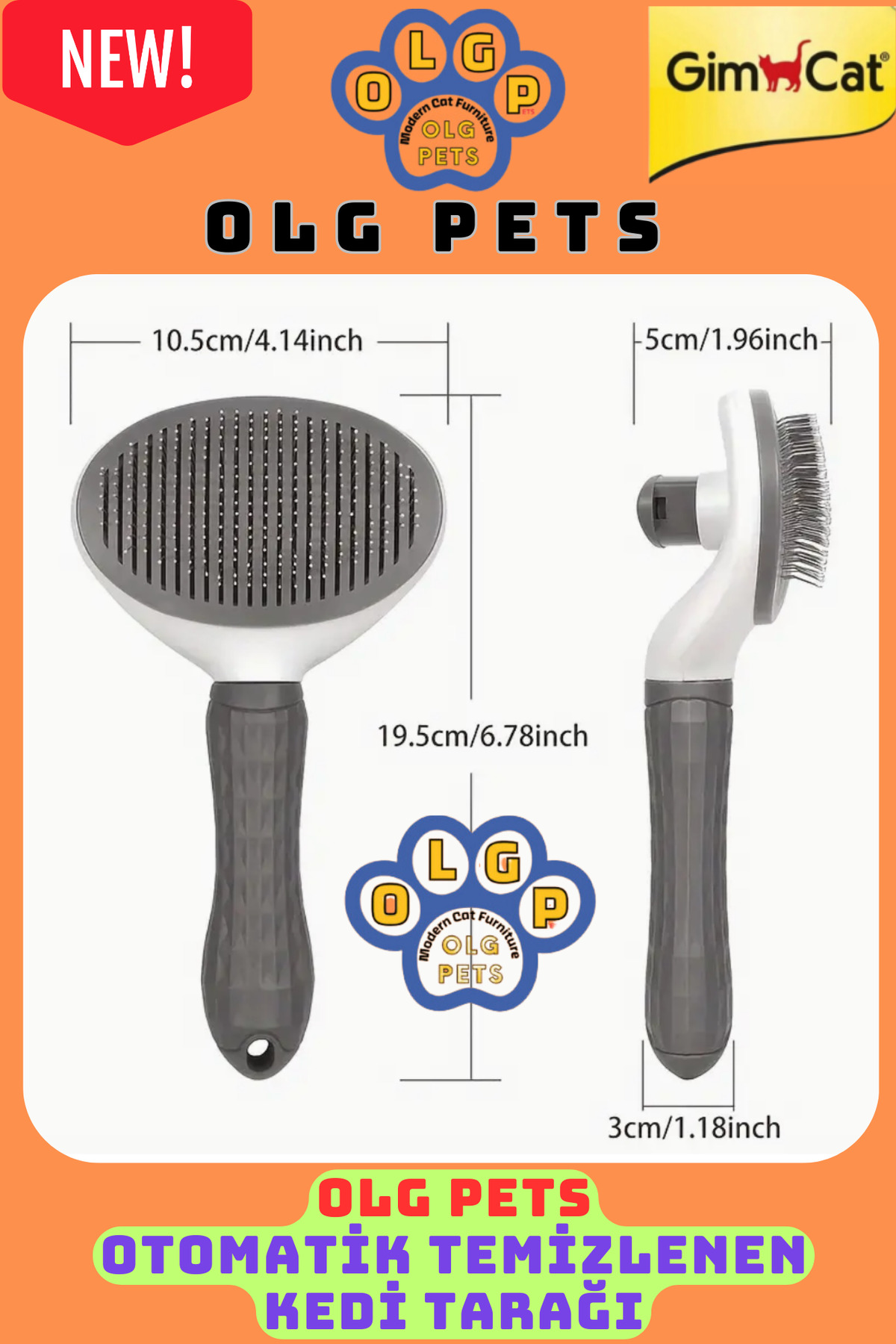 بسته خمیر مالت، ویتامین و شانه گربه گیم‌کت Gimcat و OLG Pets
