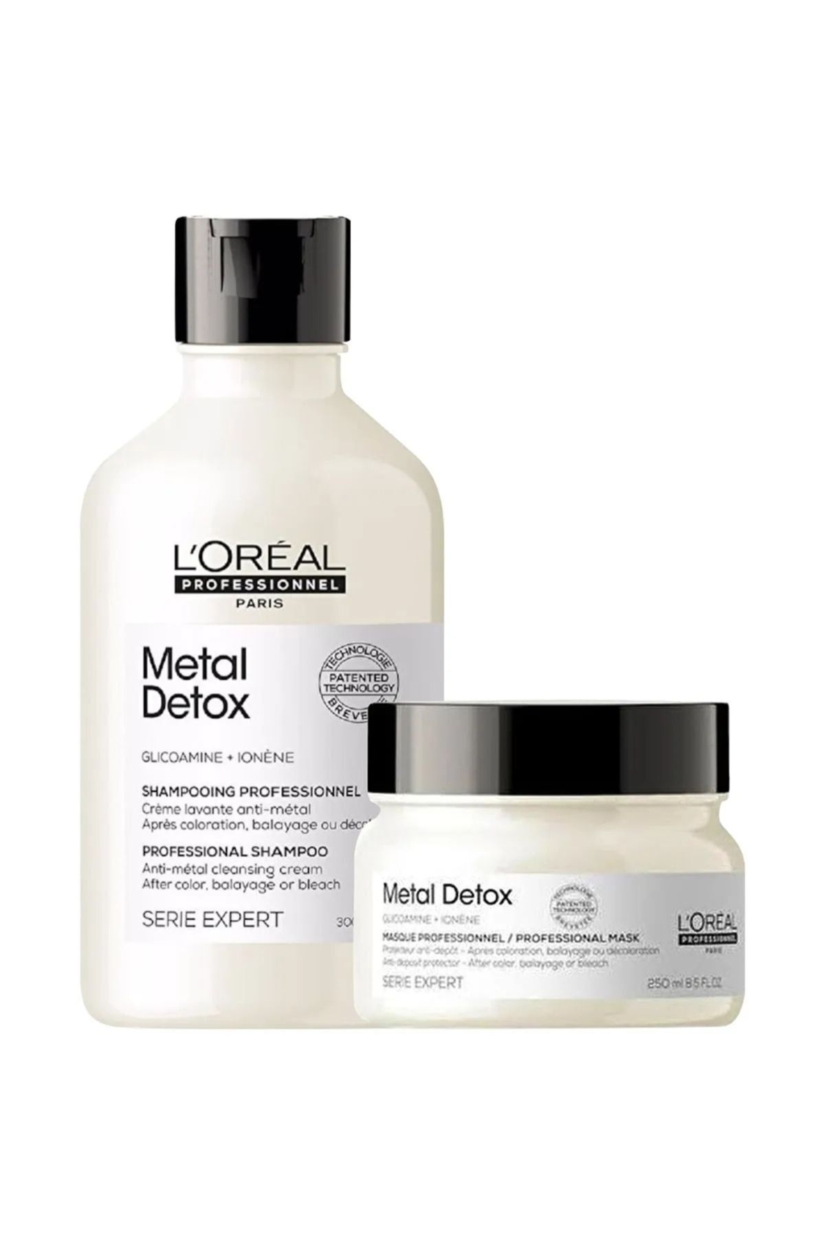 شامپو مردانه و زنانه LOREAL PROFESSIONNEL SERIE EXPERT DETOX برای تصفیه موهای شده 2 ست GEM10025 L'oreal Professionnel