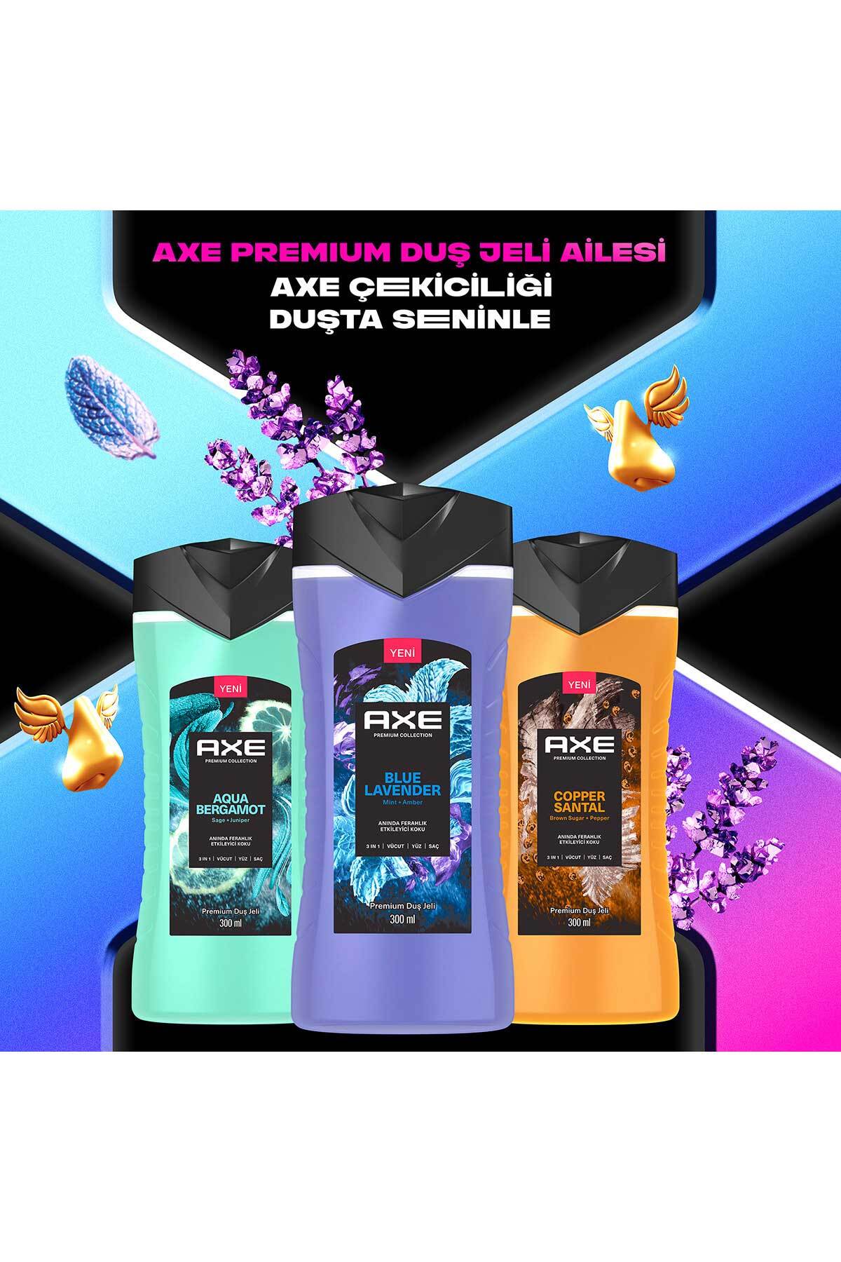 ژل دوش مجموعه پریمیوم با رایحه چوبی و گل 300 میلی لیتر اکس Axe