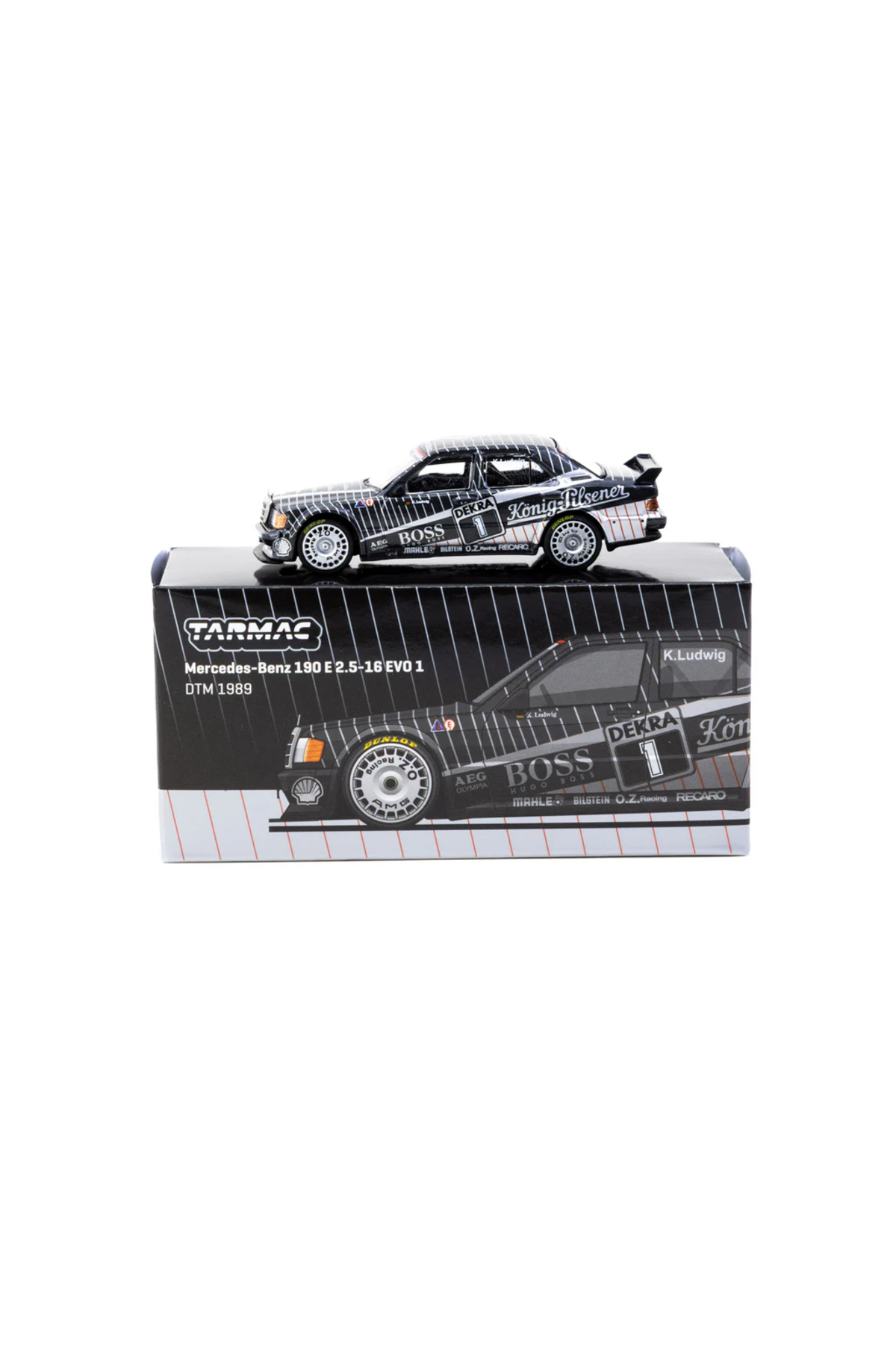 مدل خودرو WORKS 1 64 MERCEDES BENZ 190 E 2.5 16 EVO 01 GLOBAL64 T64G 057 89DTM01 اورجینال Tarmac