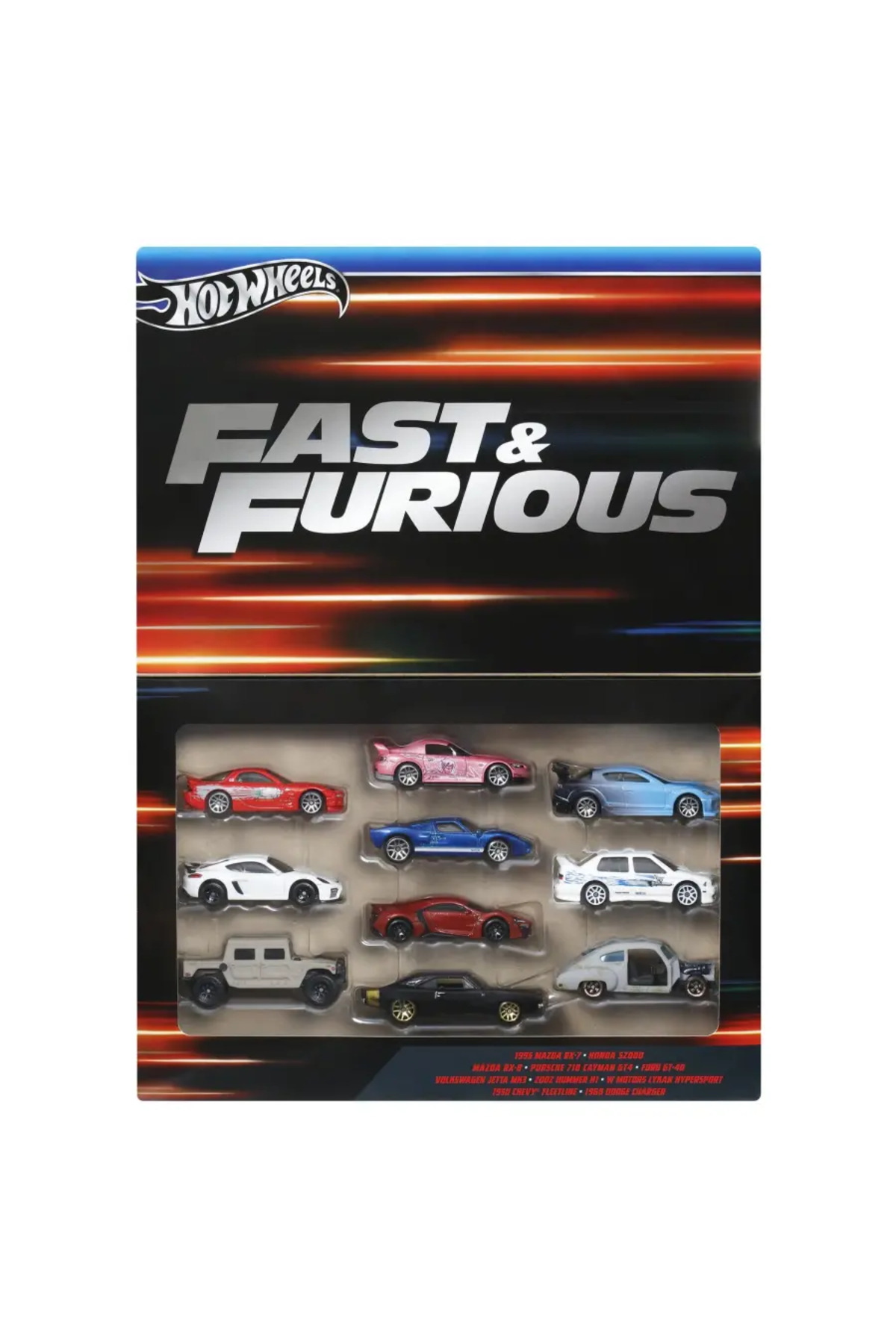 ماشین اسباب بازی پک HVX 10 از ترکیه HOT WHEELS