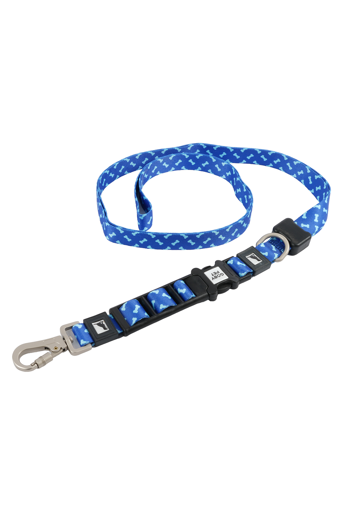 بند پیاده‌روی دست‌آزاد طرح‌دار سگ گوبی‌پت GOBYPET (25mm) چندرنگ