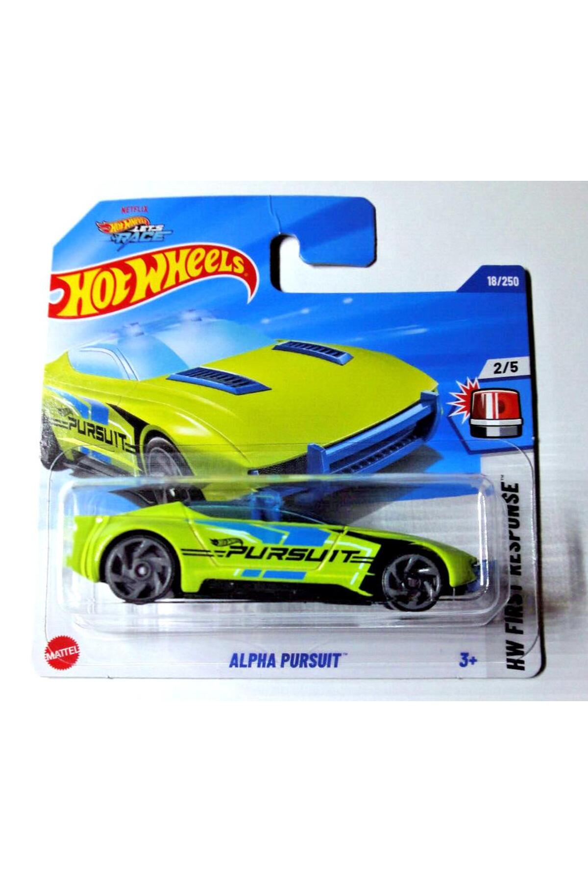 ماشین اسباب بازی SINGES ALPHA PURSUIT HYW71 هات ویلز اورجینال HOT WHEELS