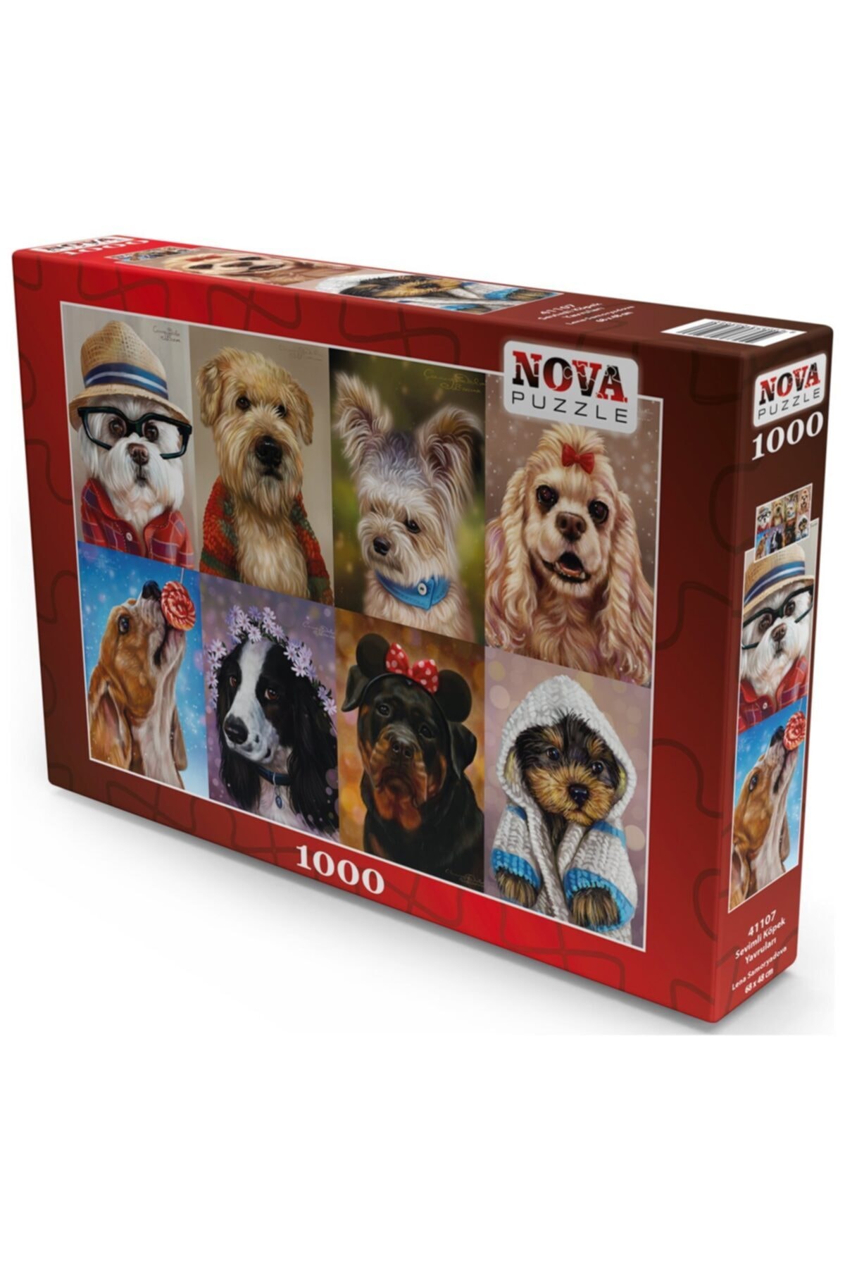 پازل معما 1000 قطعه نوا توله سگ های ناز اورجینال Nova Puzzle