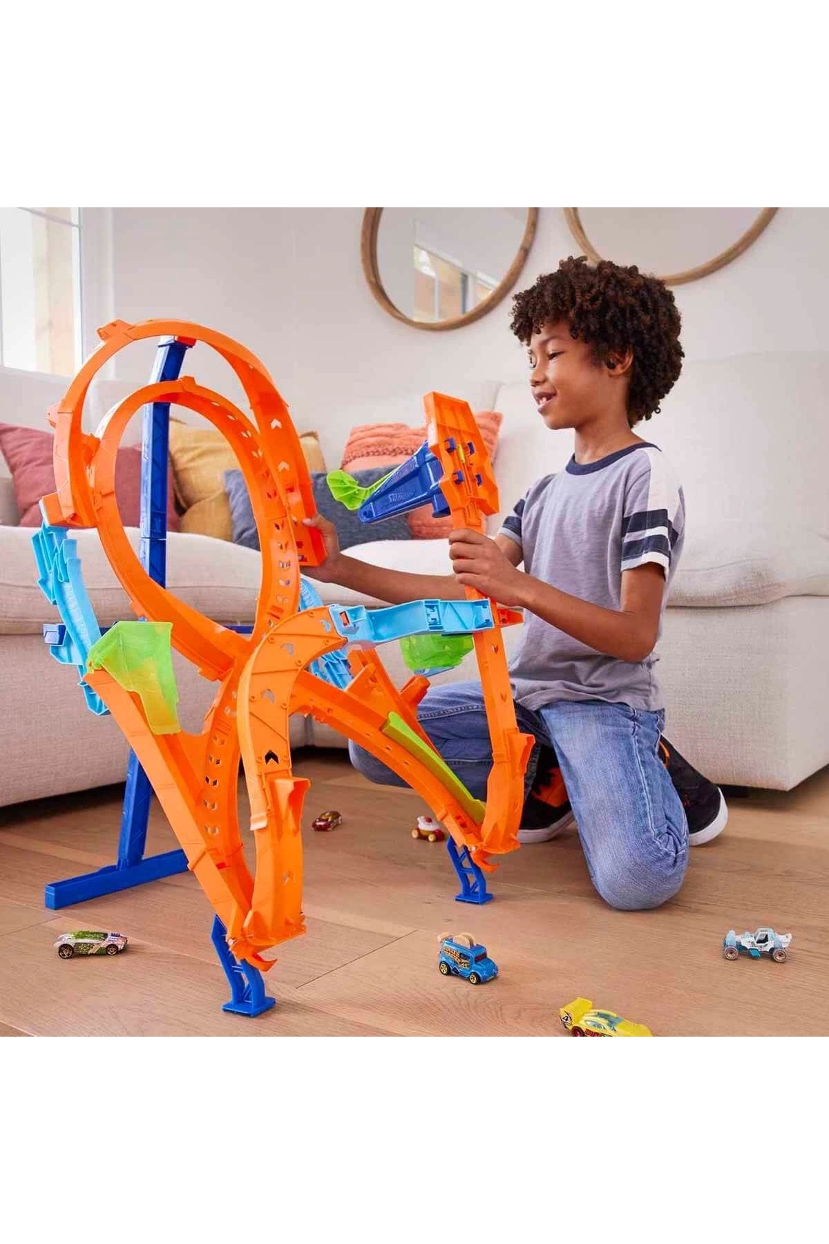 ماشین اسباب بازی آنها مجموعه هیجان مسابقه HMB15 هات ویلز اورجینال HOT WHEELS