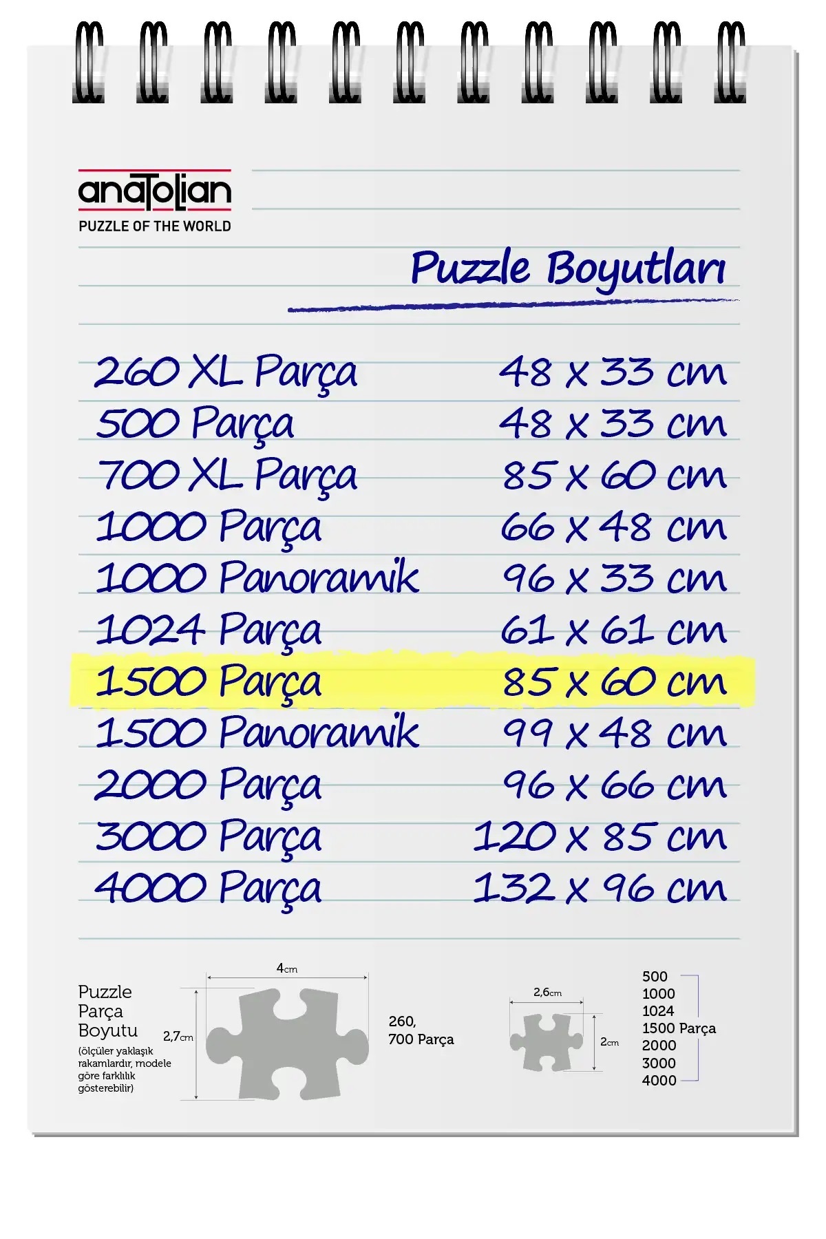 پازل 1500 قطعه کتاب جهان 4571 اورجینال Anatolian Puzzle