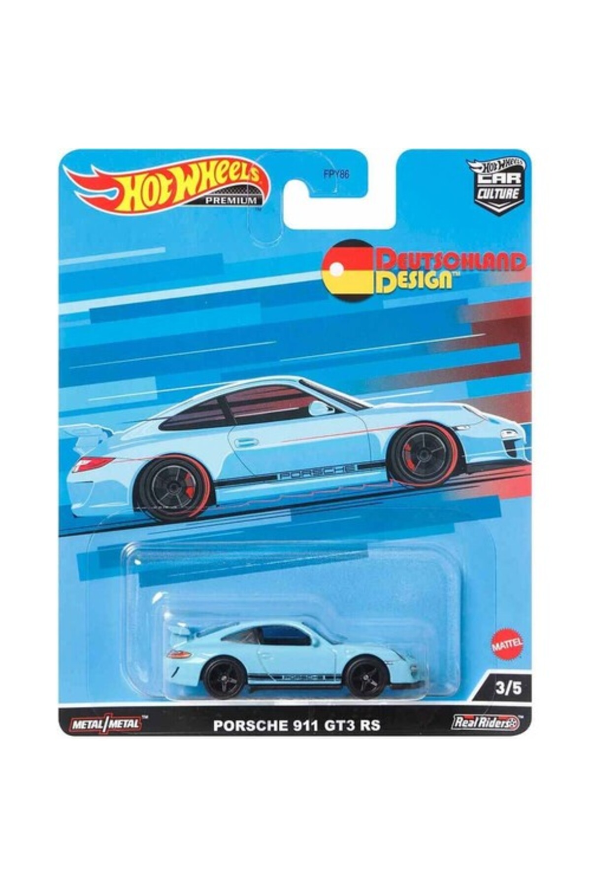 ماشین اسباب بازی CAR CULTURE CARS PREMIUM PORSCHE 911 GT3 RS از ترکیه HOT WHEELS