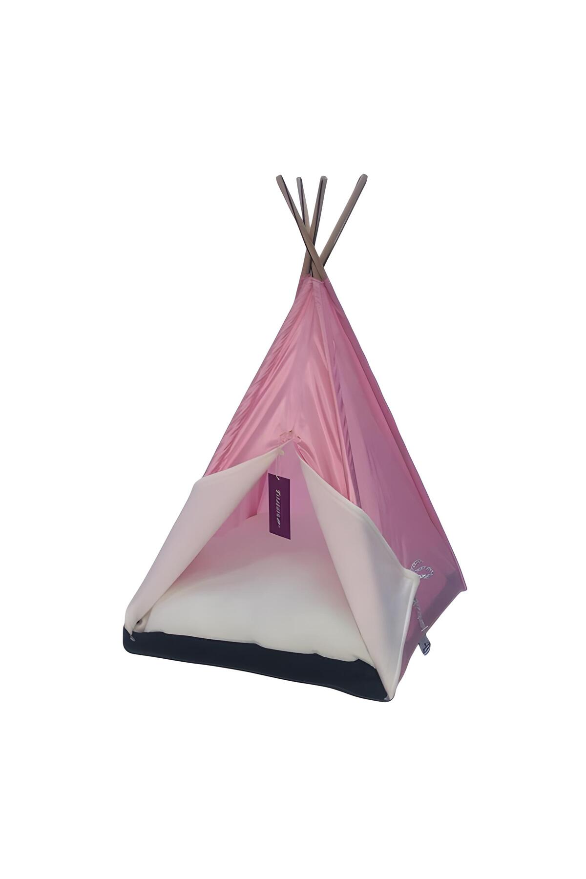 چادر خواب گربه و سگ بدسپت Bedspet، سایز کوچک، مدل 2314196، صورتی، ۵۰×۵۰×۷۰ سانتی‌متر