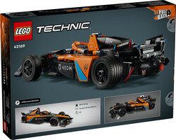 مجموعه ساختنی لگو LEGO تکنیک Technic مدل 42169، خودروی مسابقه‌ای فرمول E مک‌لارن NEOM، ۴۵۲ قطعه، حداقل سن ۹ سال
