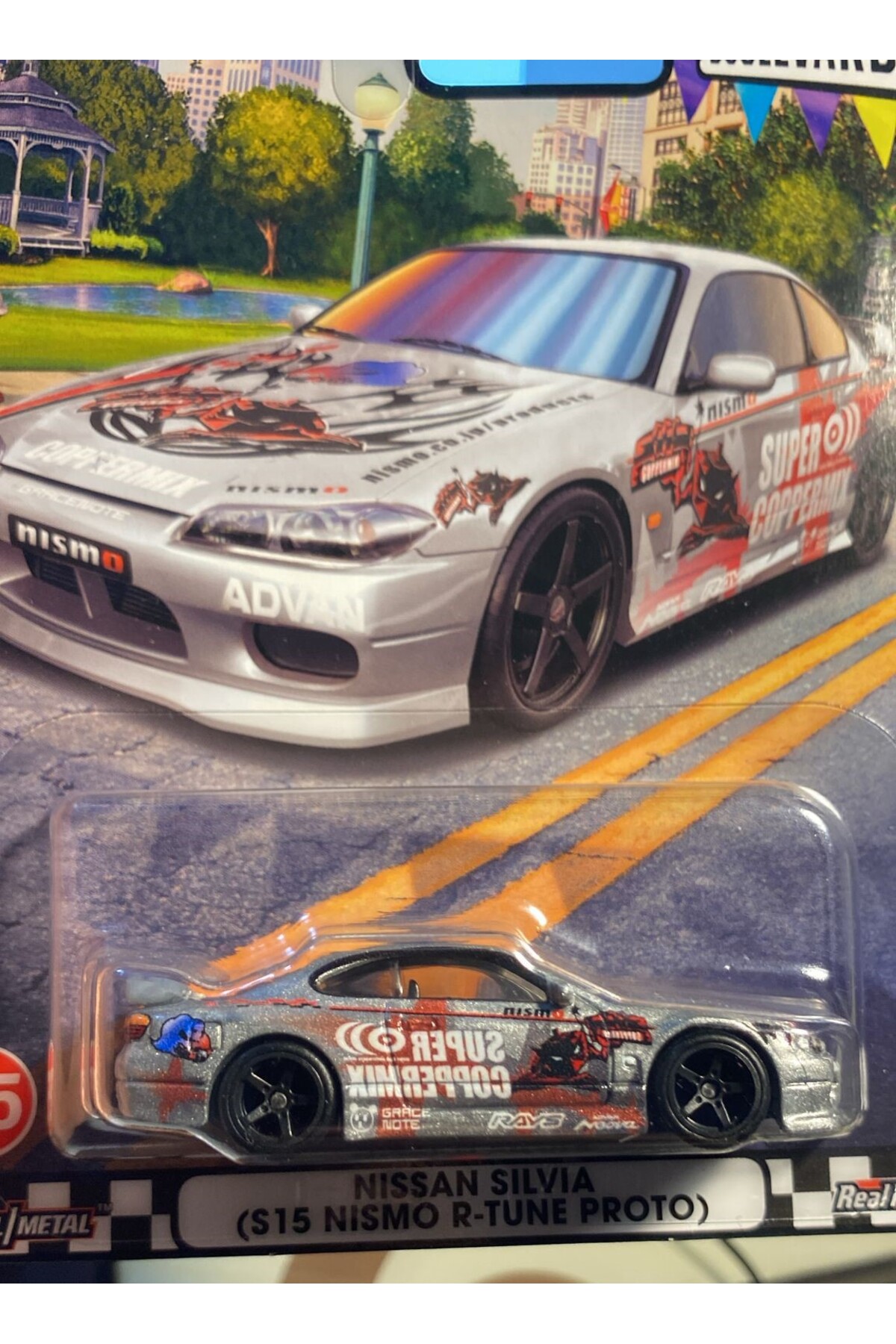 ماشین اسباب بازی NISSAN SILVIA S15 NISMO R TUNE PROTO بلوار 1:64 SCALE HOTWHEELS PREMIUM هات ویلز اورجینال HOT WHEELS