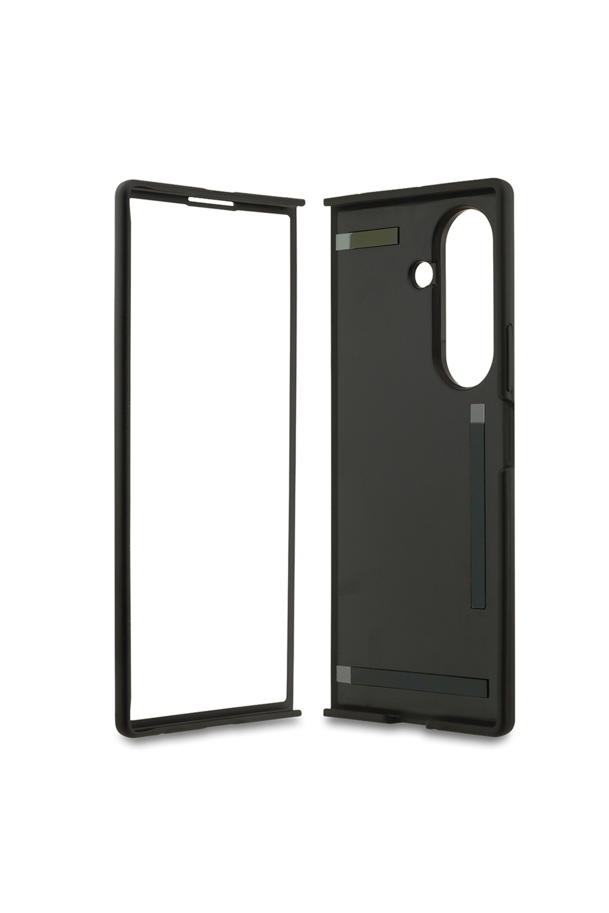 کاور و قاب سازگار GALAXY Z FOLD 7 دارای مجوز M SAFE ویژه الگوی 4G متن لوگو جلد قهوه ای اورجینال Guess