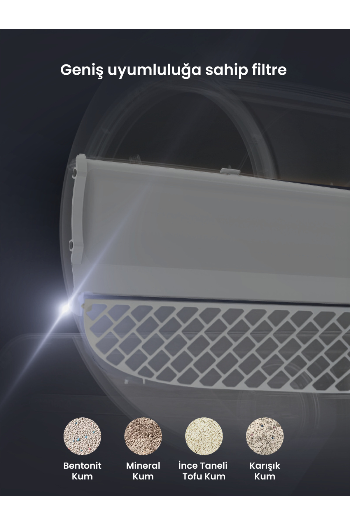 الک داخلی خاک توالت گربه اتوماتیک استاندارد اسمارت‌پا SMARTPAW