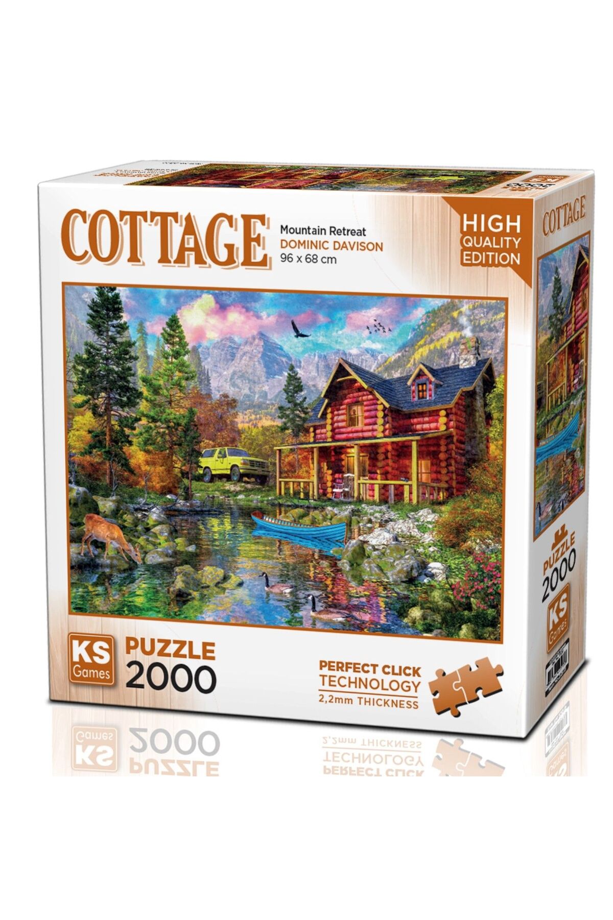 پازل 2000 PIECE RETREAT MOUNTAIN از ترکیه Ks Games