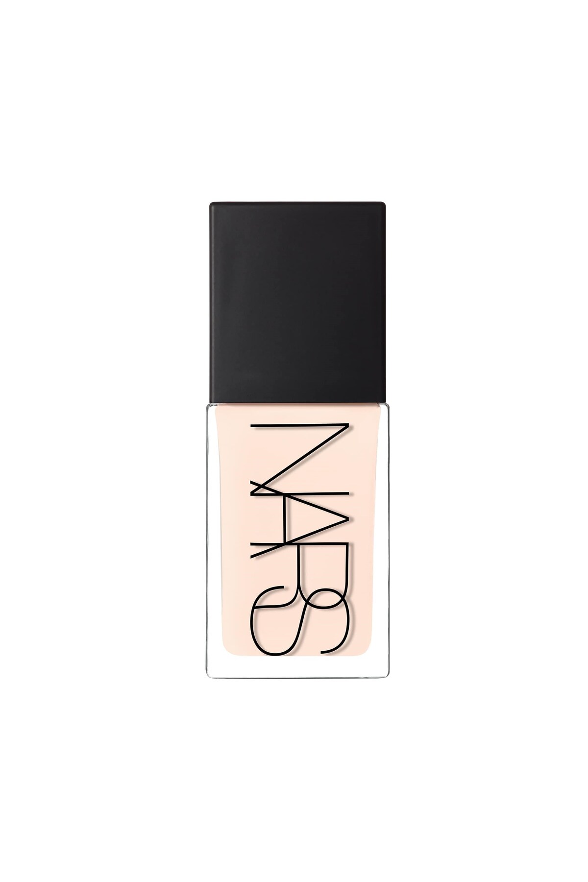 کرم پودر بنیاد بازتابنده نور که پوست را نشان می دهد. Nars