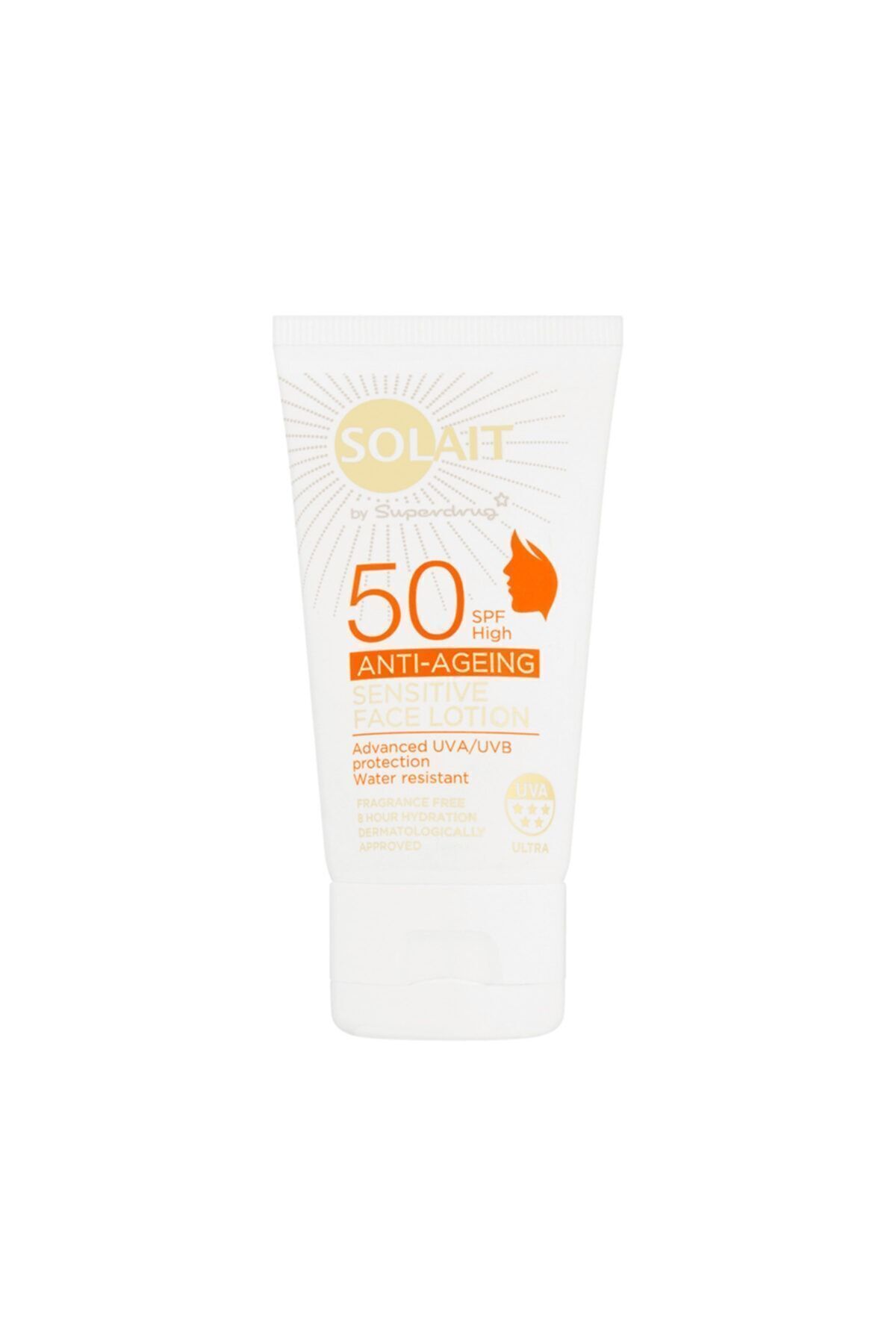 کرم ضد آفتاب بدن سن SPF 50 حساس میل Solait