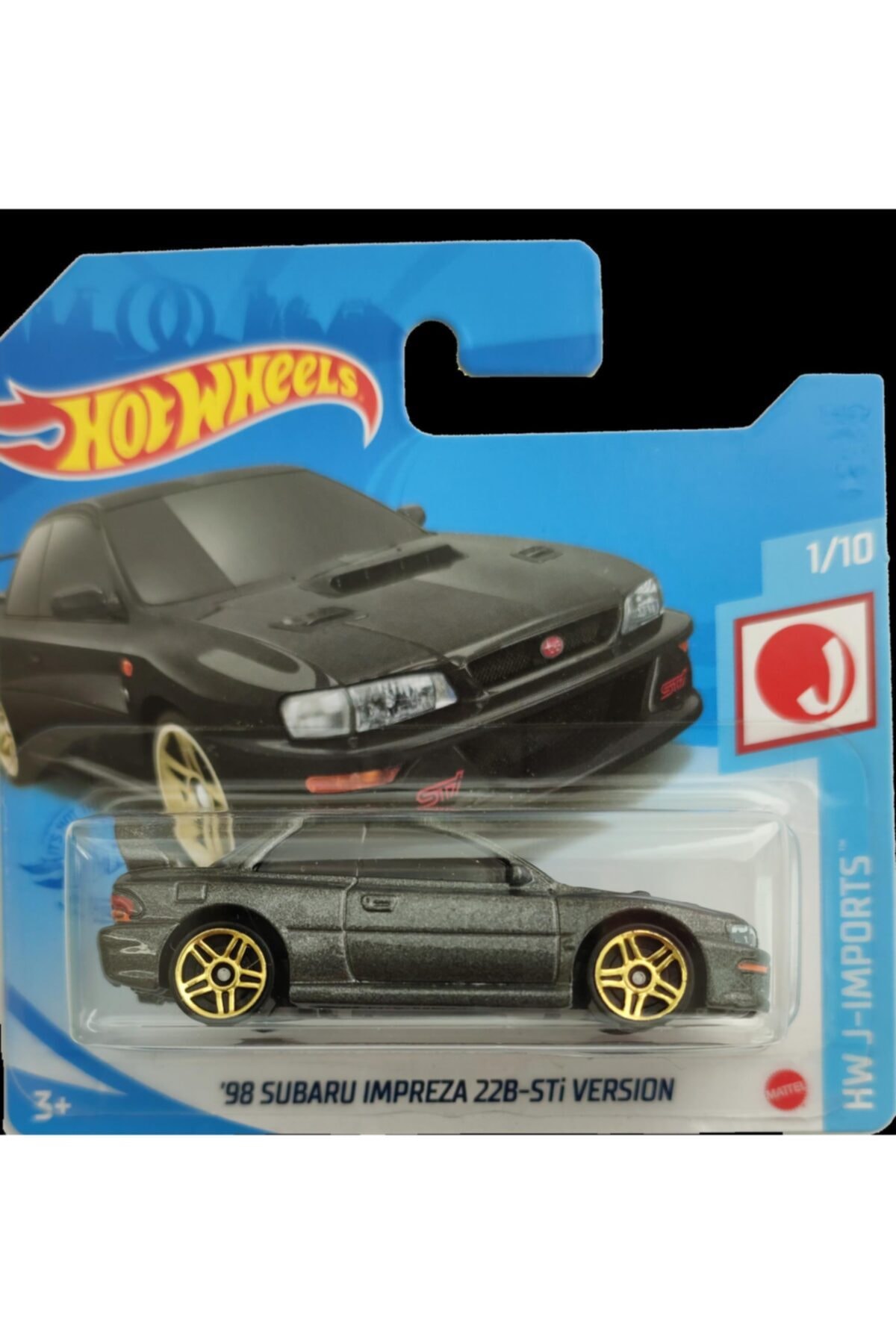 ماشین اسباب بازی '98 SUBARU IMPREZA 22B STI نسخه هات ویلز اورجینال HOT WHEELS