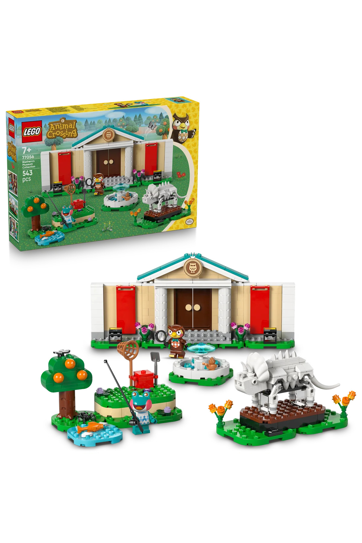 لگو و اسباب بازی های ساخت محور ® ANIMAL CROSSING™ BLATHERS MUSEUM COLLECTION 77056 7+ مجموعه ساختمان خلاق 543P اورجینال LEGO