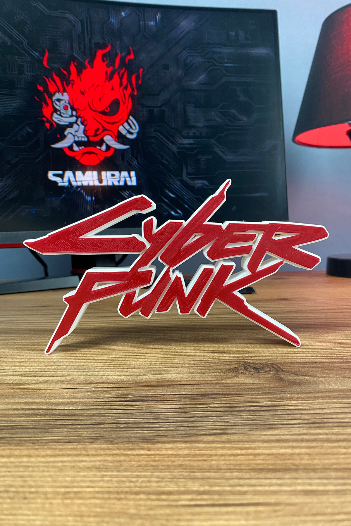 فیگور لوگوی قرمز Cyberpunk 2077 The Pieta