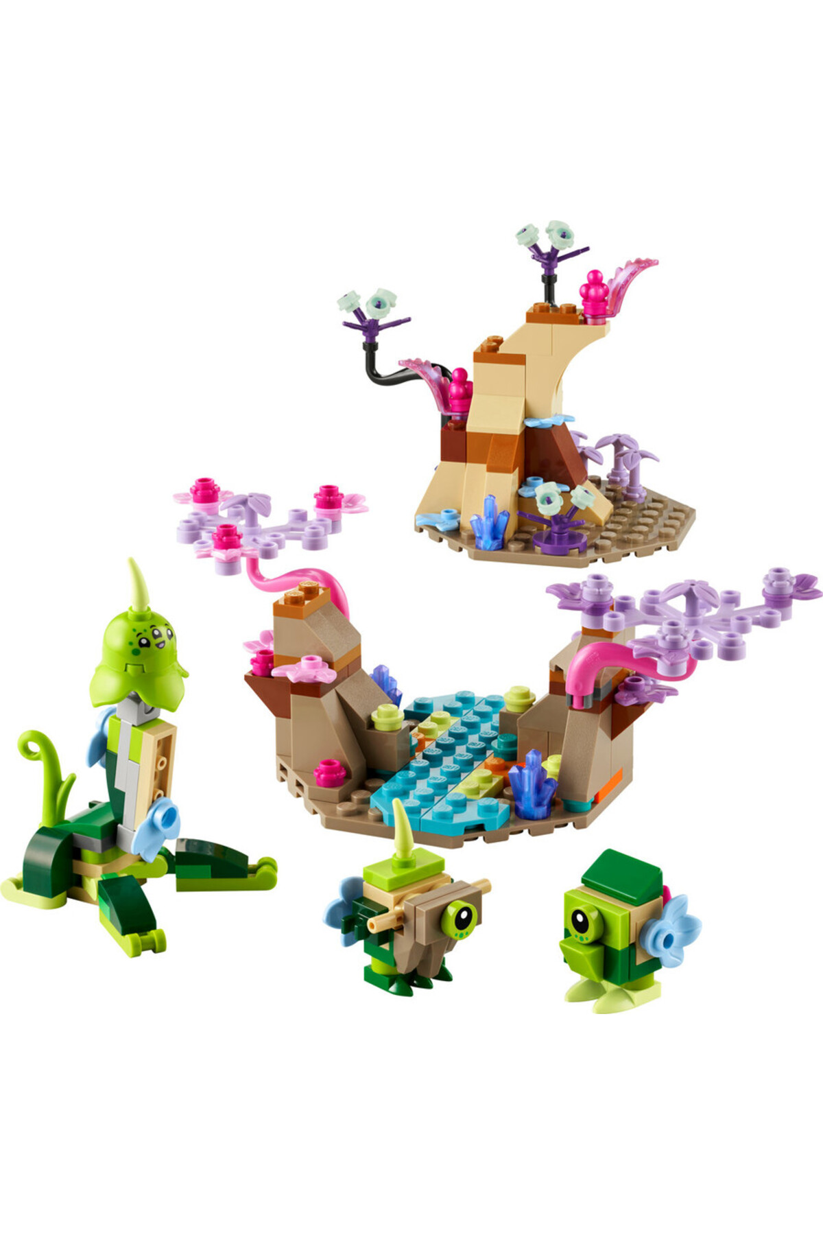 اسباب بازی های آموزشی مجموعه ساختمانی نمادین ®LEGO® ICONIC ALIEN PLANET HABITAT TOY 206 قطعه اورجینال LEGO