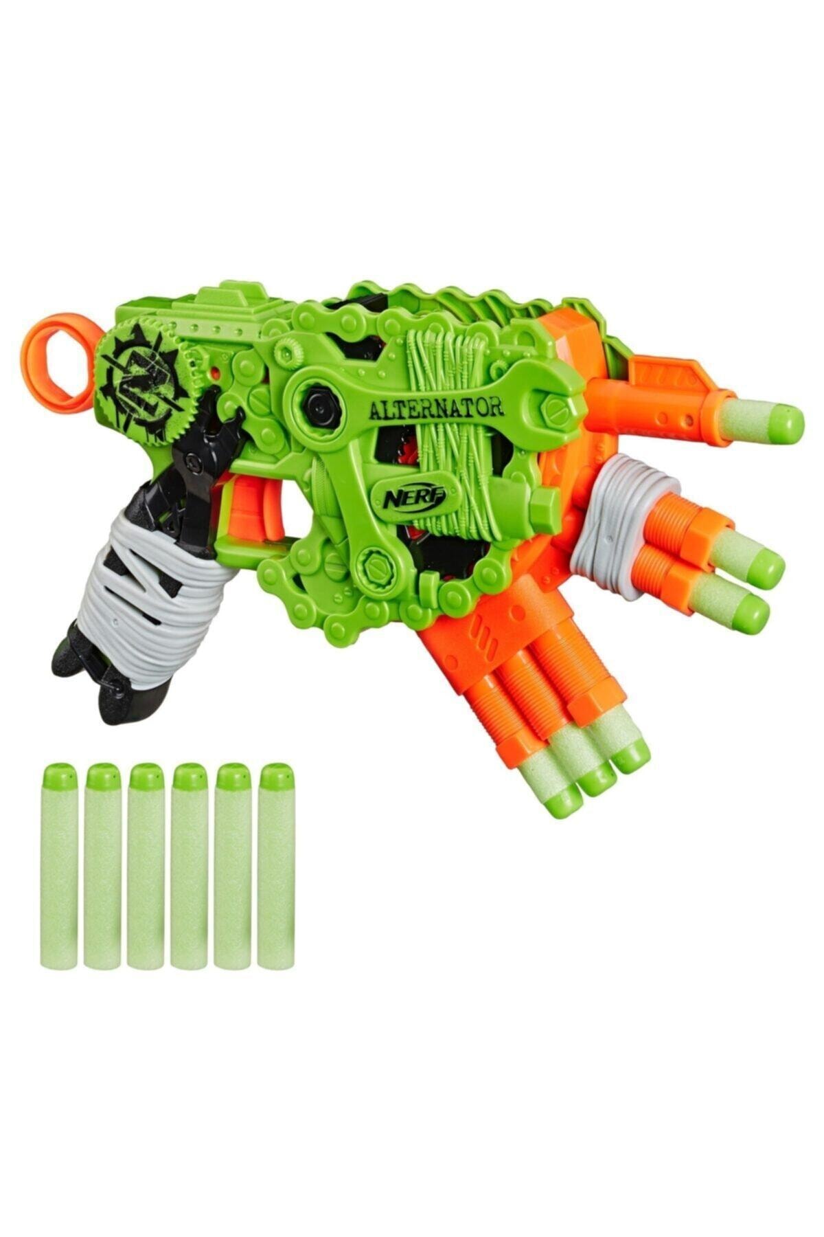 تفنگ های اسباب بازی و آب ZOMBIE ALTERNATOR 1 2 3 DARTS NERF WEAPON E6187 نرف اورجینال Nerf