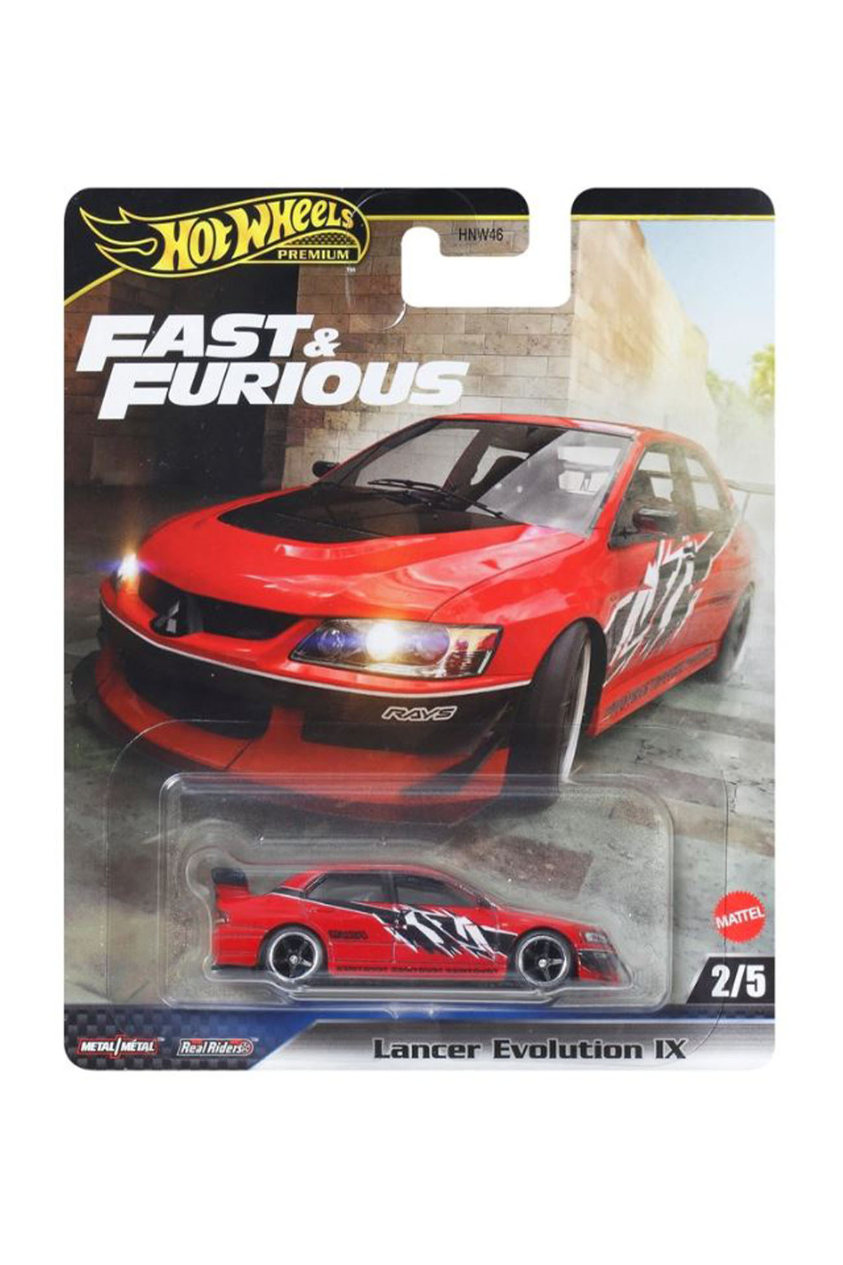 ماشین اسباب بازی PREMIUM LANCER EVOLUTION IX 1 64 FAST & FURIOUS از ترکیه HOT WHEELS