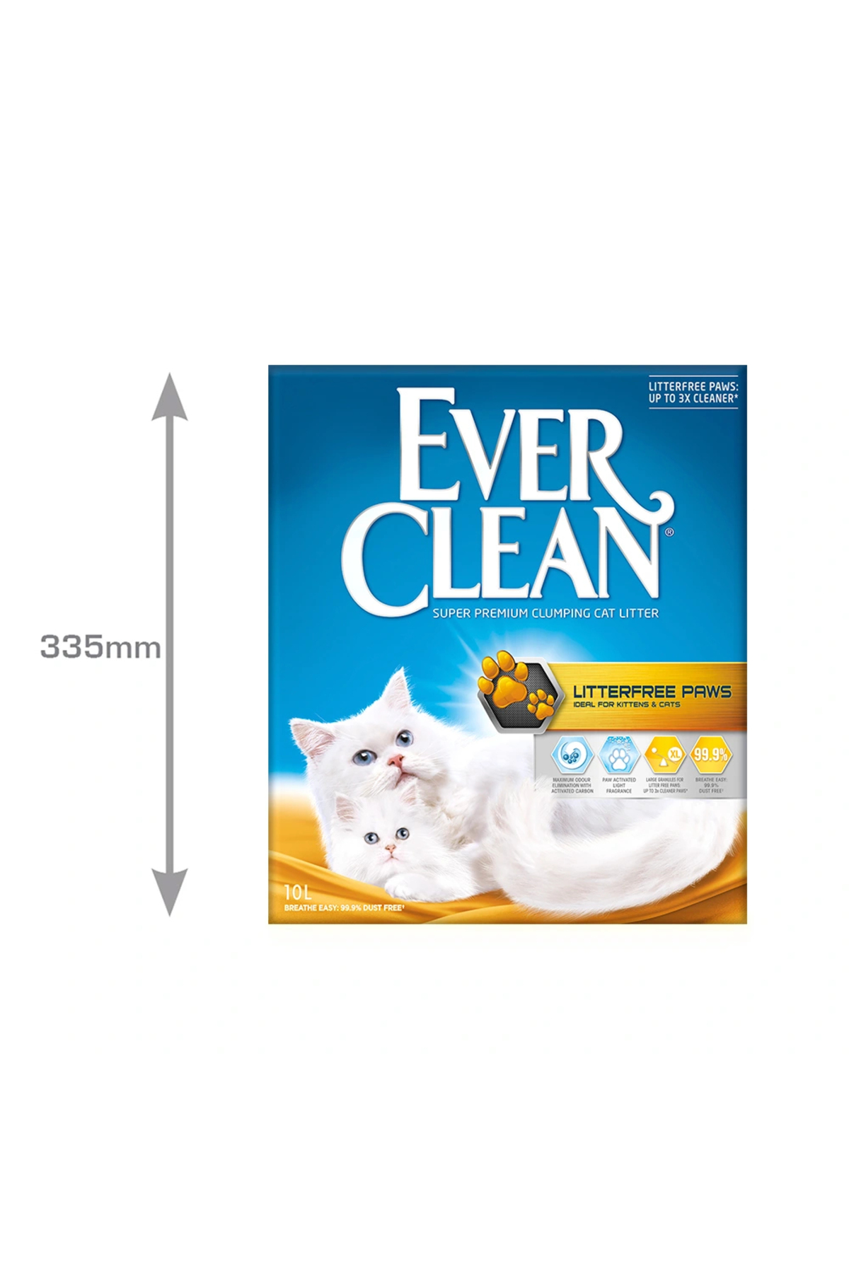 خاک گربه Litterfree Paws اورکلین Ever Clean، ۱۰ لیتر × ۲ بسته