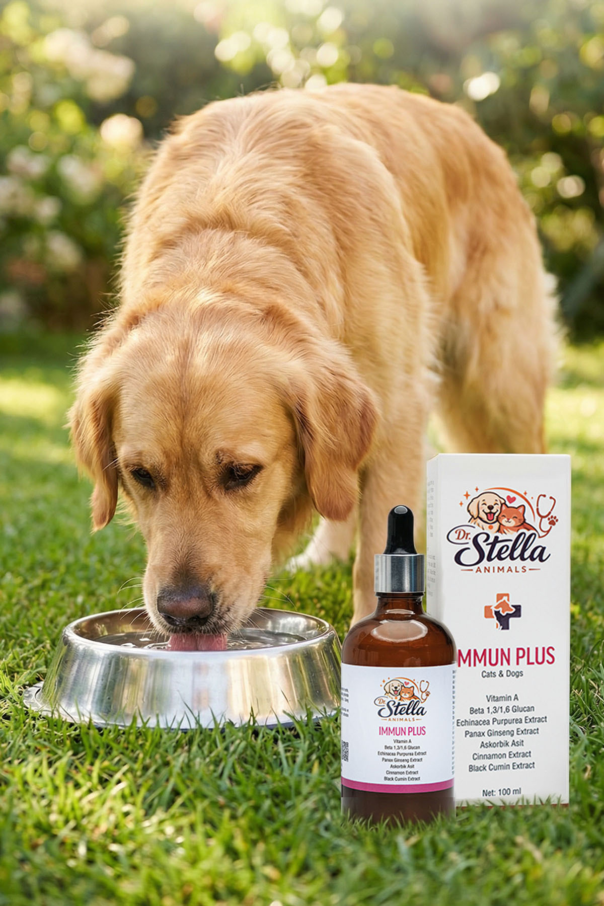 قطره Immun Plus دکتر استلا انیمالز Dr. Stella Animals، ۵۰ میلی‌لیتر